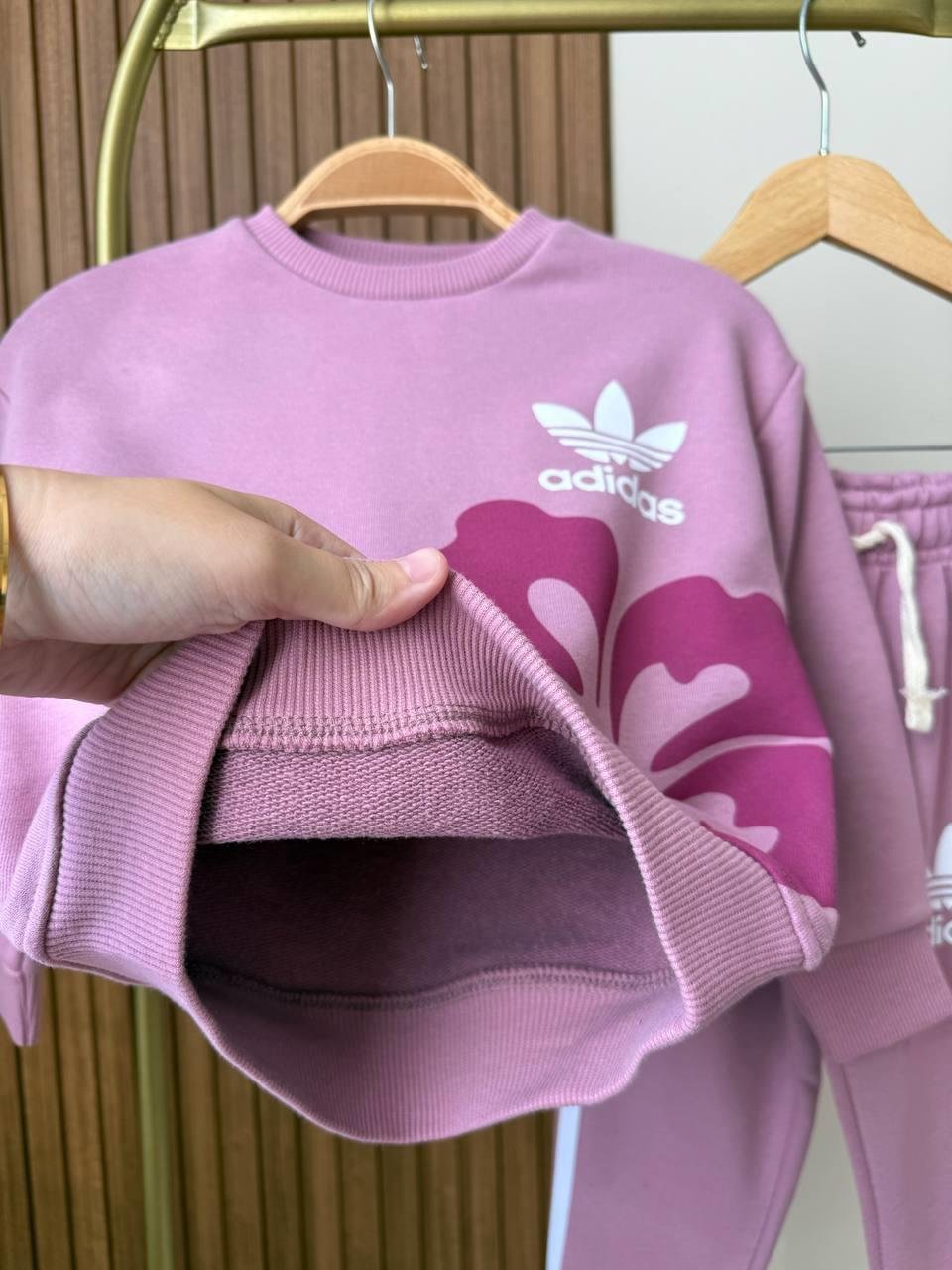 Adidas Çiçek Desenli Takım