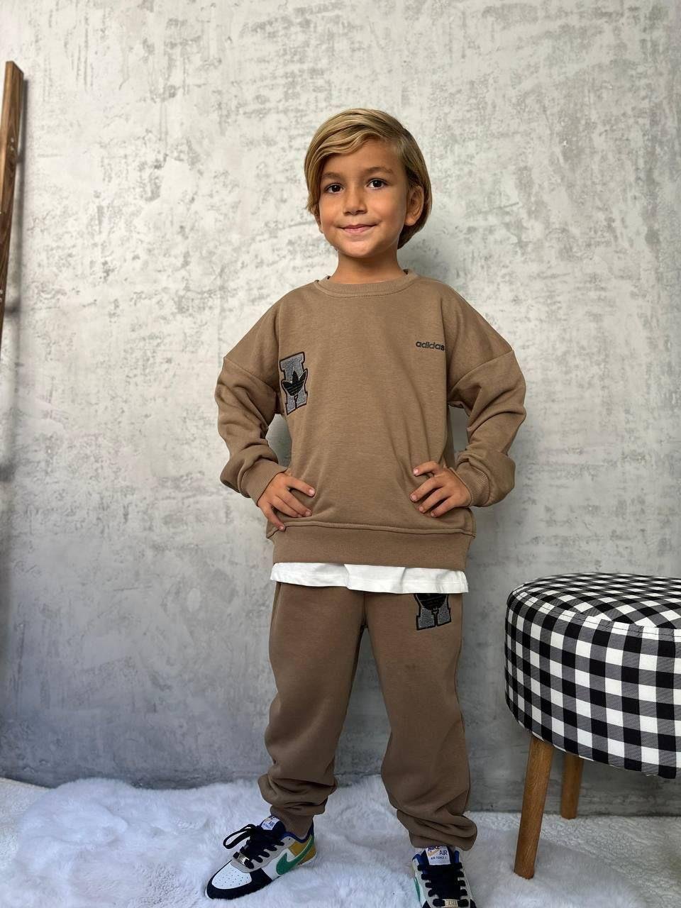 Adidas Eşofman Takım Kahverengi