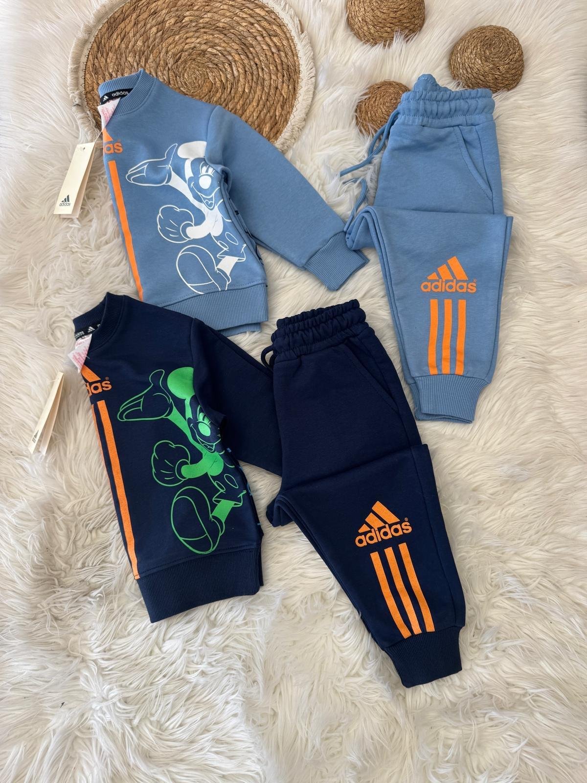 Adidas Mickey Mouse Eşofman Takım Mavi
