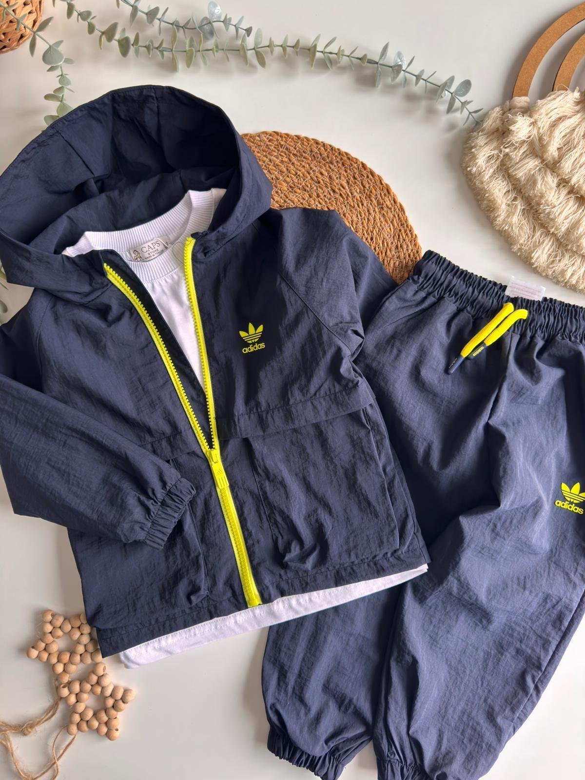 Adidas Paraşüt Takım Bej 