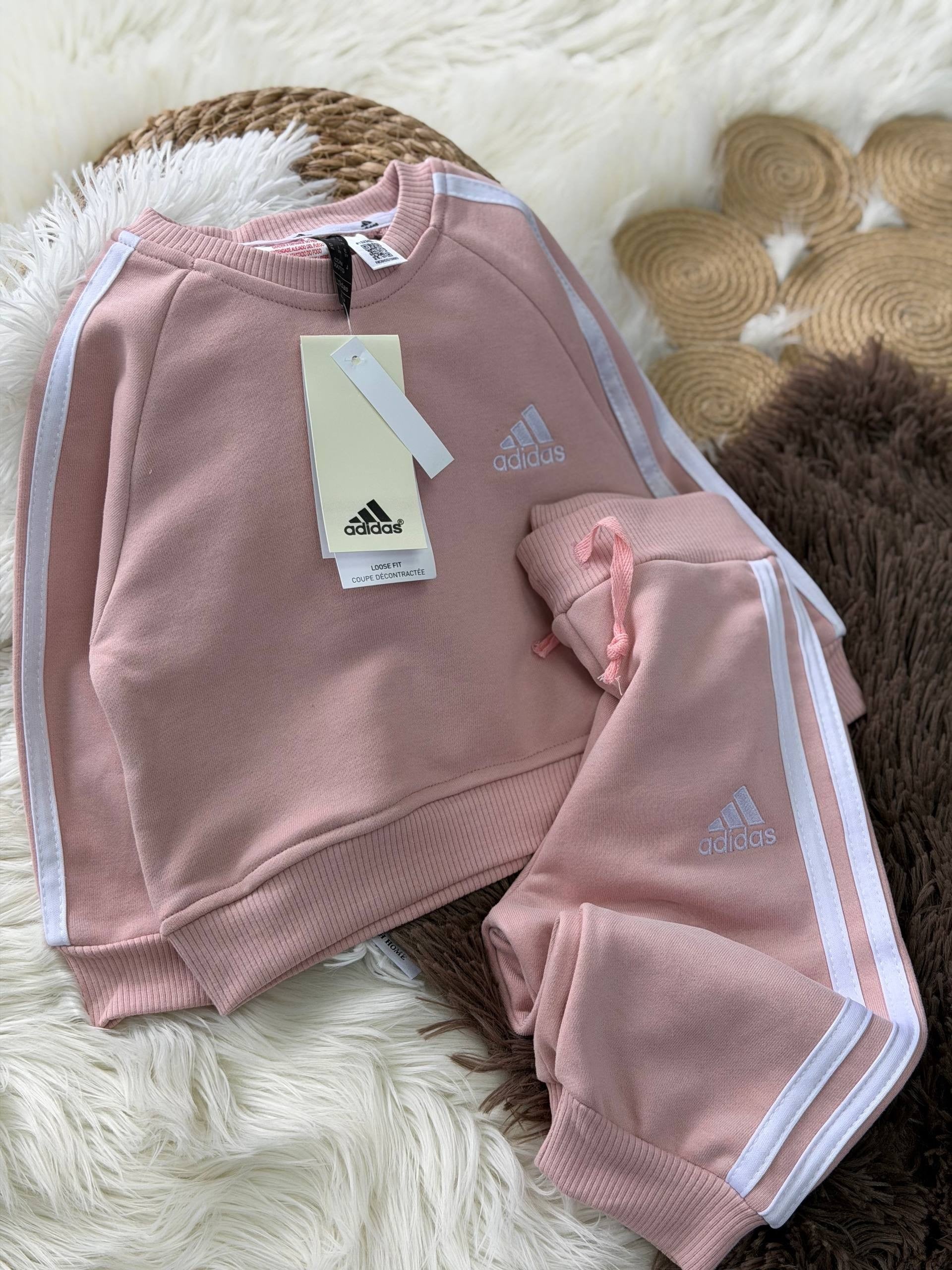 Adidas Pembe Eşofman Takım