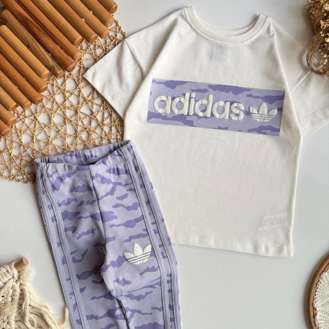Adidas Taytlı Takım Lila