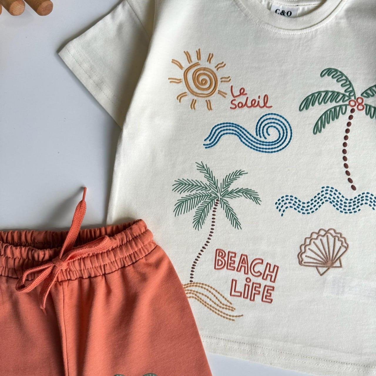 Beach Life Şortlu Takım