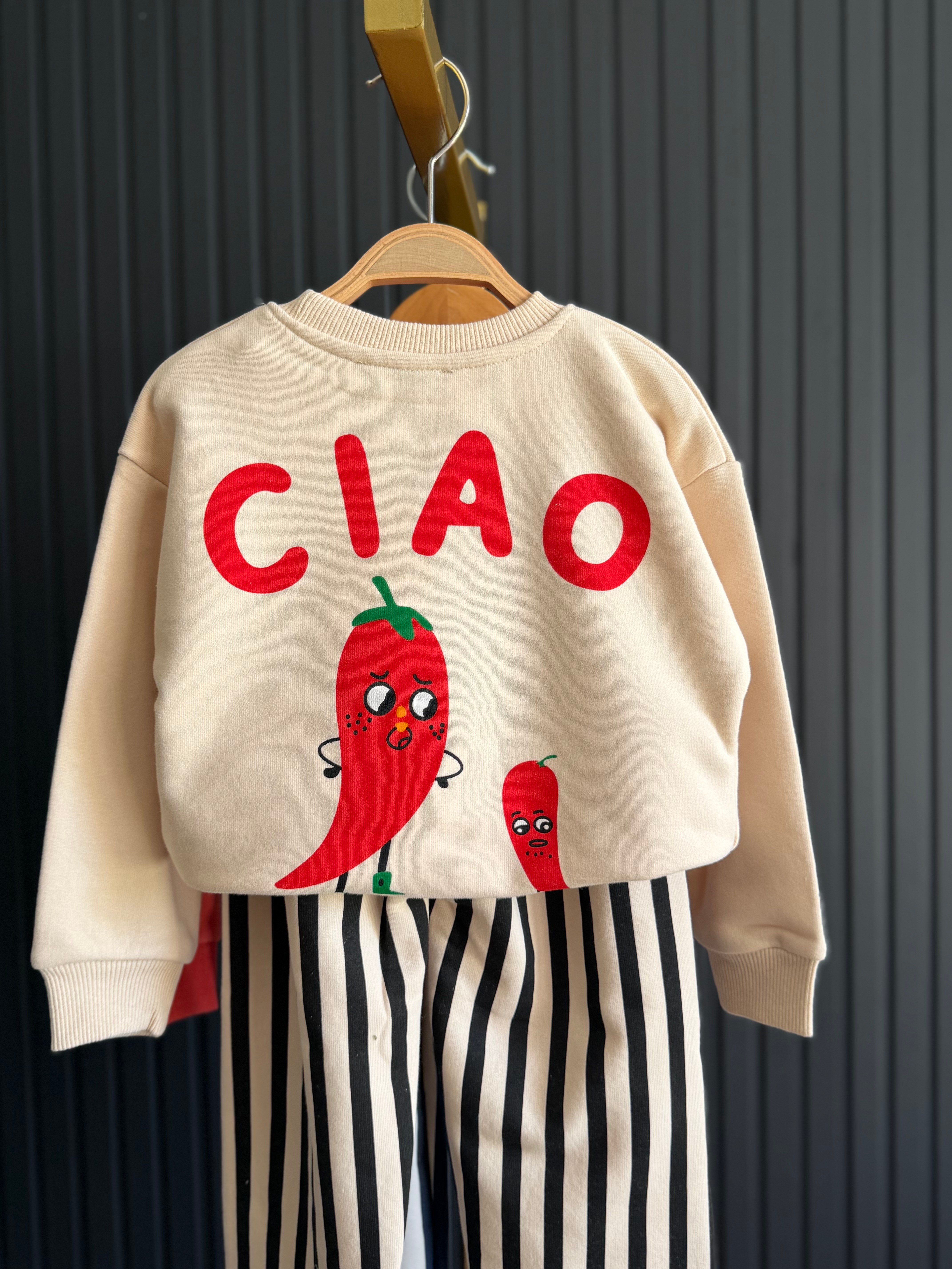 Ciao Pepper Çizgili Takım