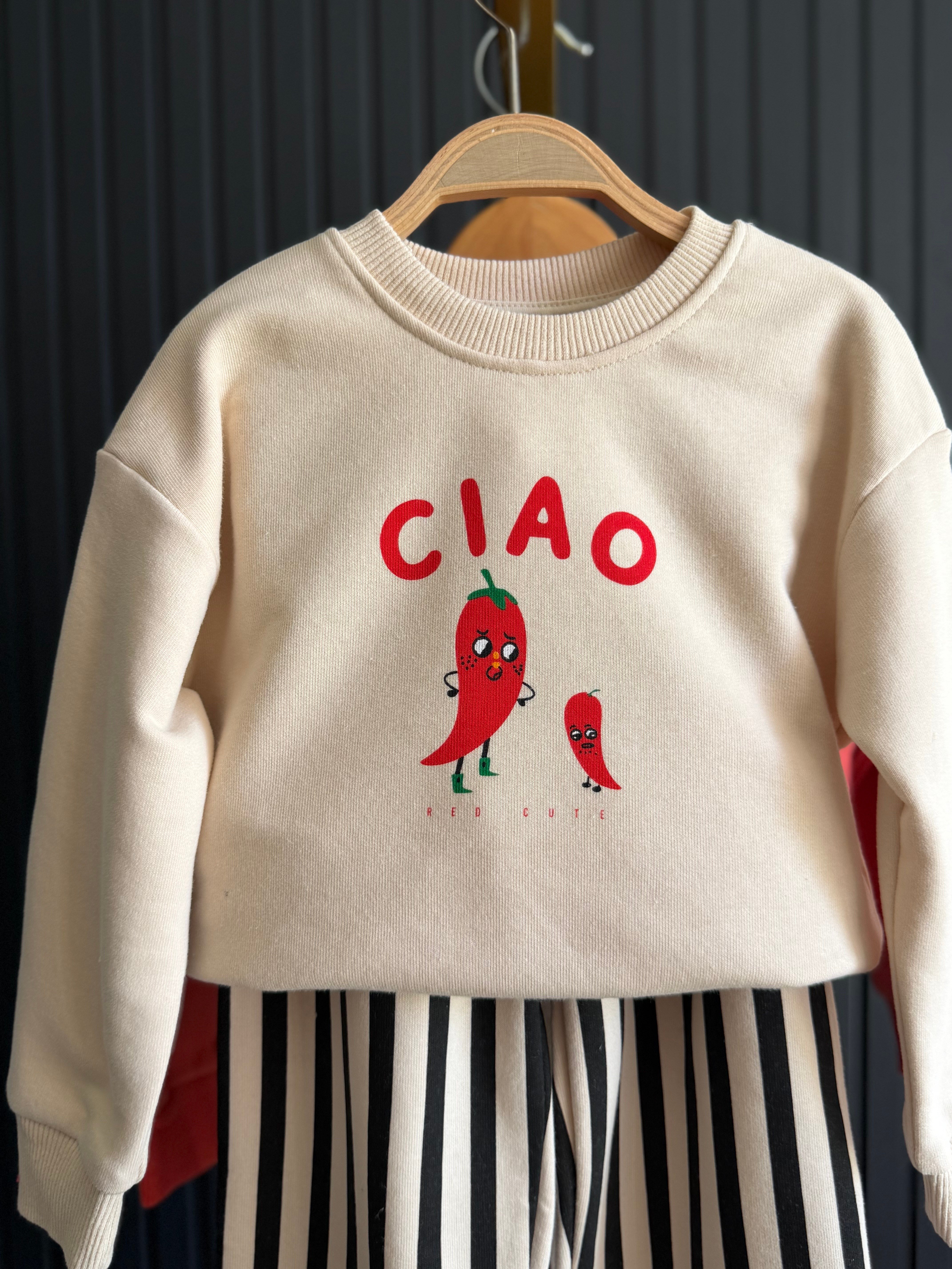 Ciao Pepper Çizgili Takım