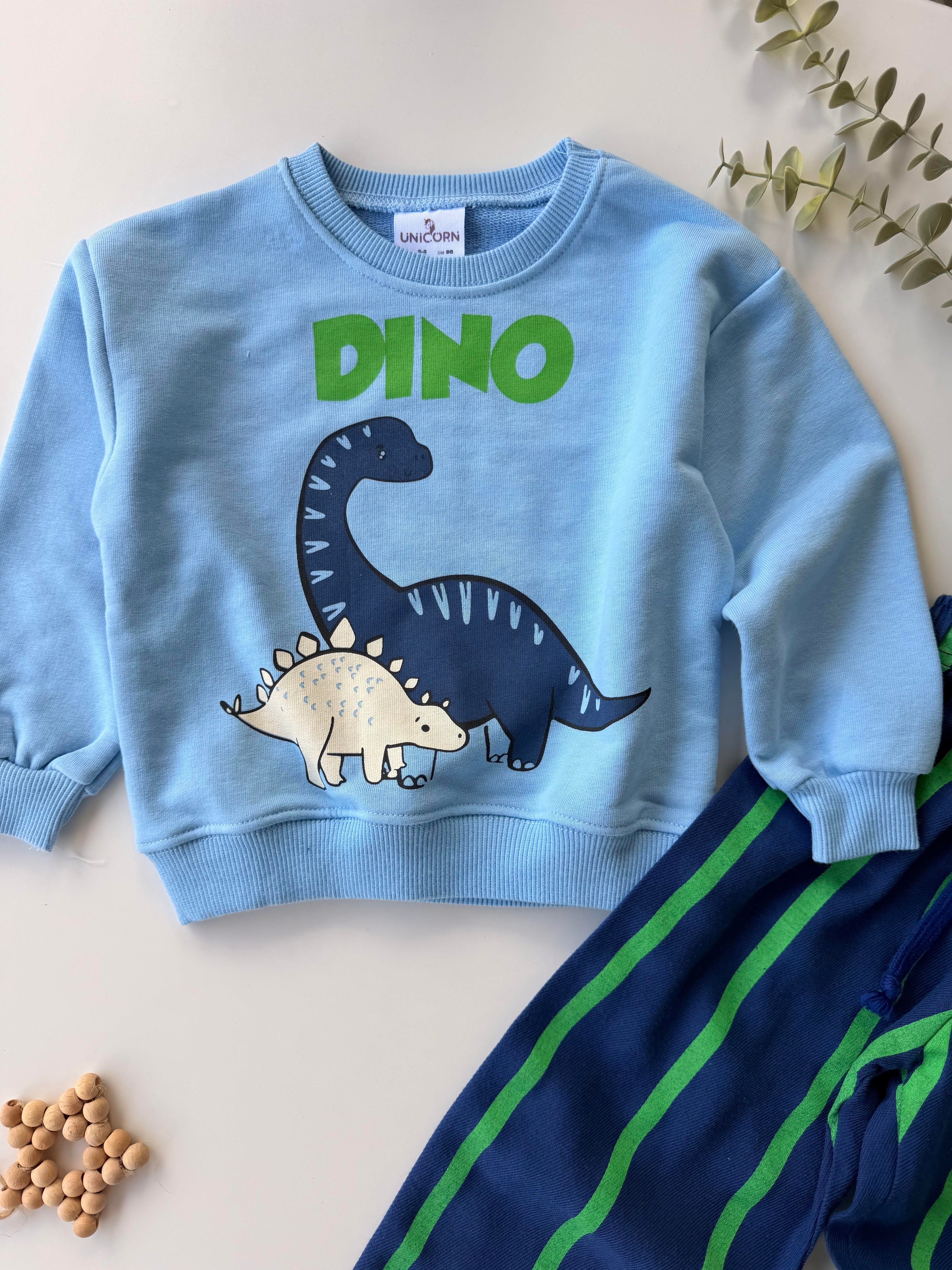 Dino Çizgili Eşofman Takım