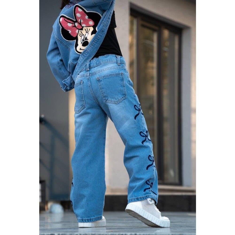 Fiyonk Detaylı Pantolon