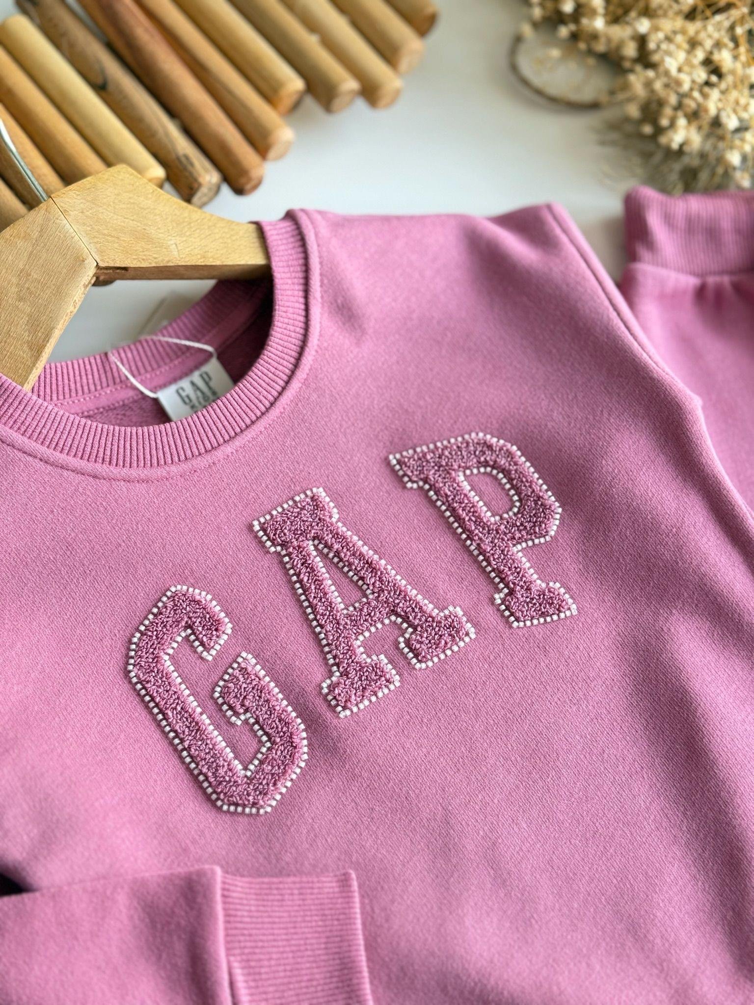 Gap Boncuk İşlemeli Takım Lila