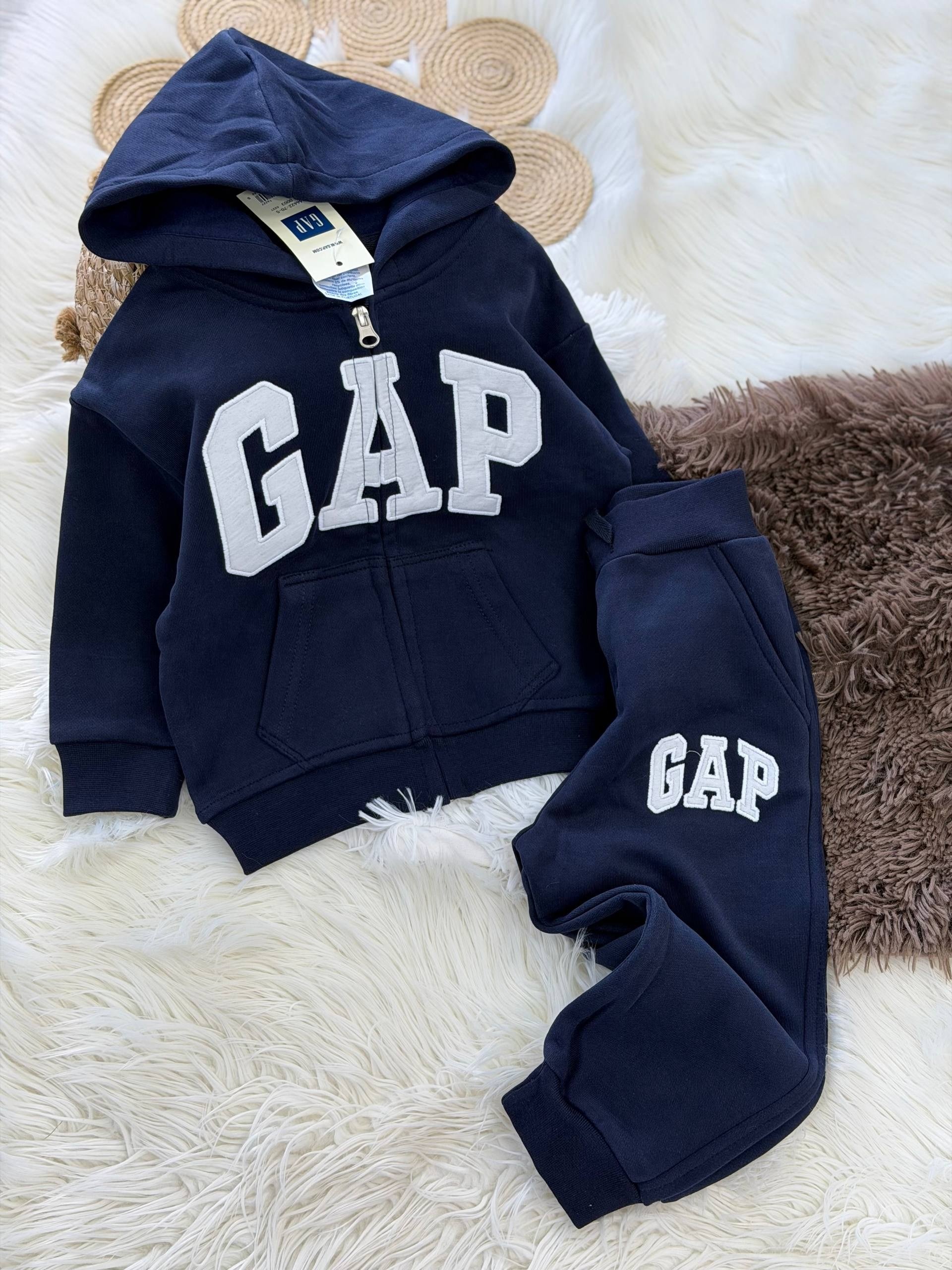 Gap Kapüşonlu Eşofman Takım Lacivert