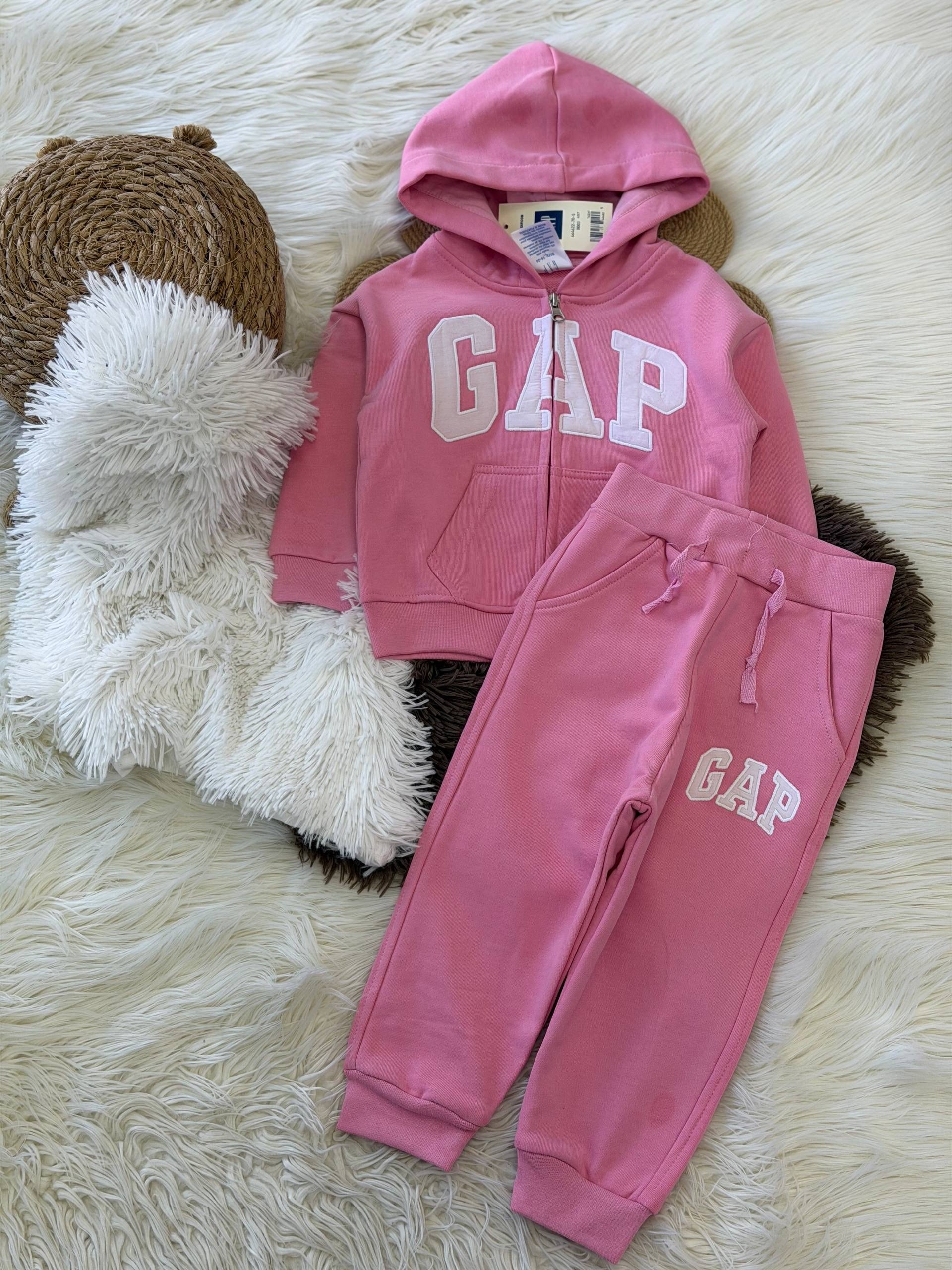Gap Kapüşonlu Eşofman Takım Pembe