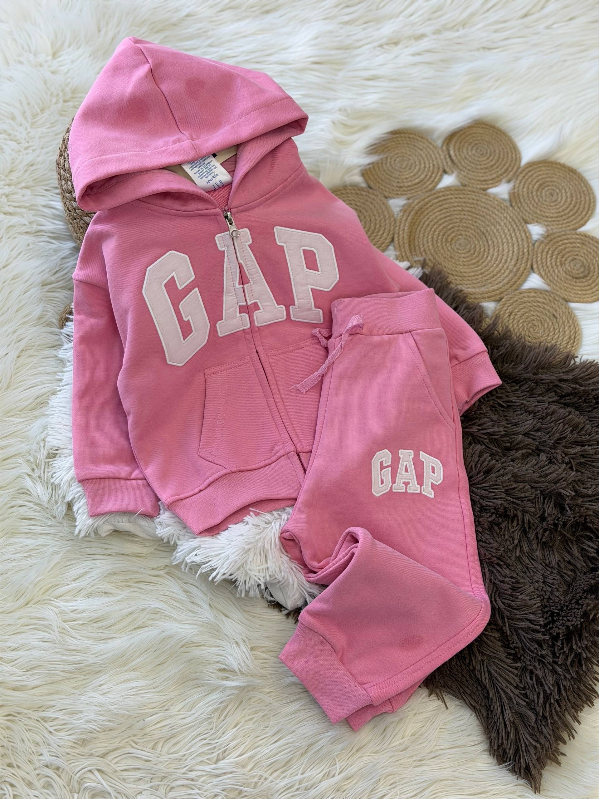 Gap Kapüşonlu Eşofman Takım Pembe