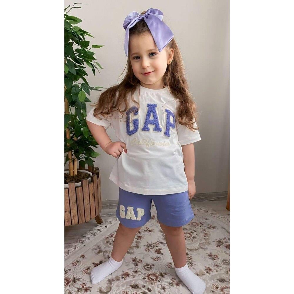 Gap Punch İşlemeli Takım Lila