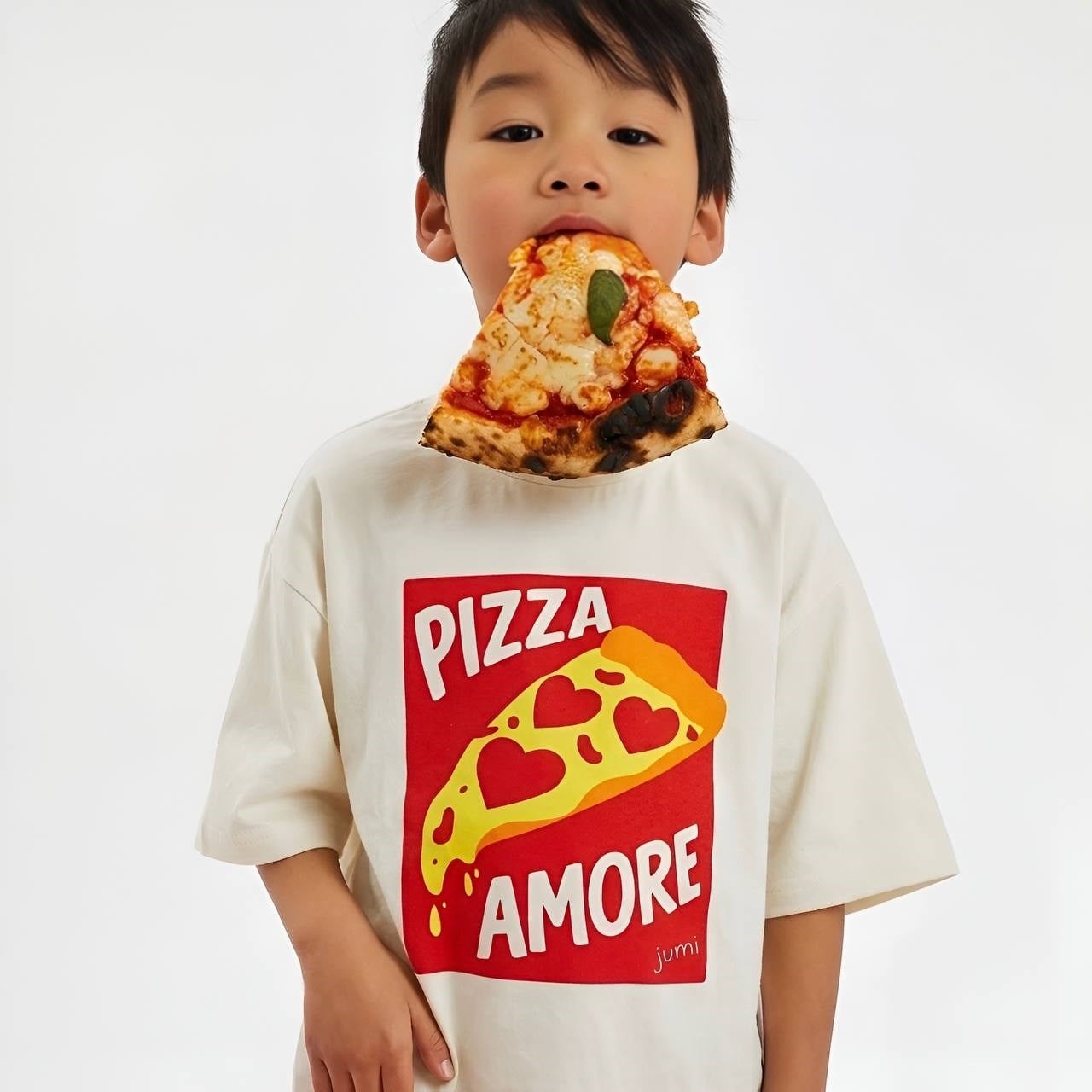 Kırmızı Çizgili Pizza Takım