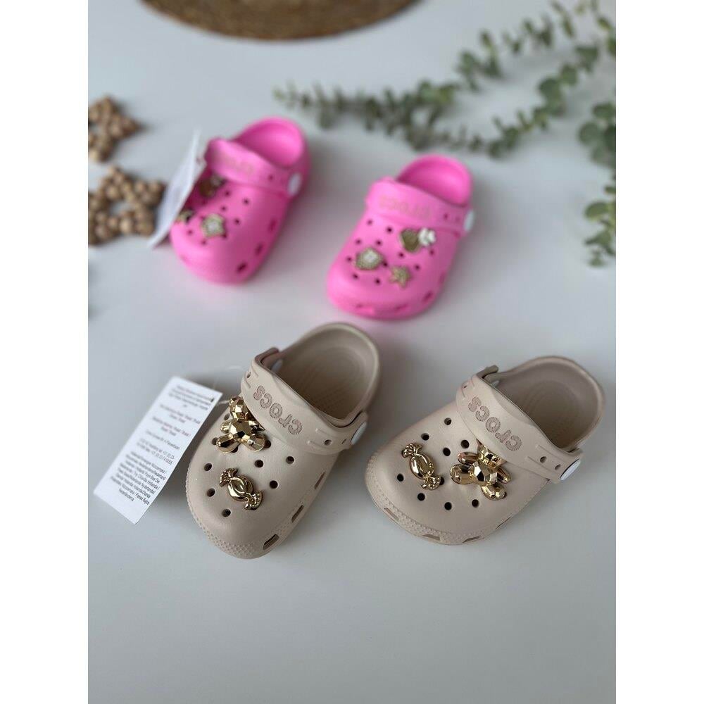 Krem Çocuk Crocs