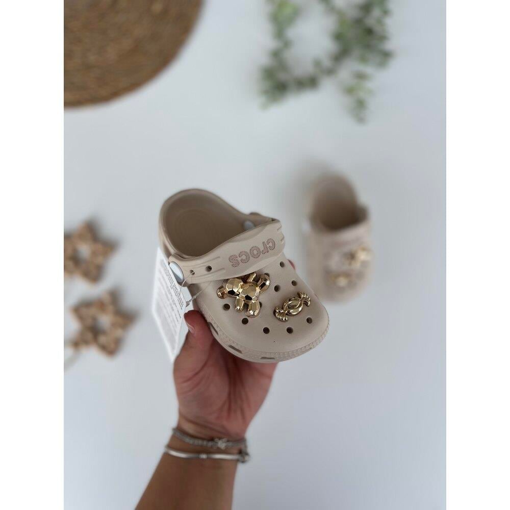Krem Çocuk Crocs