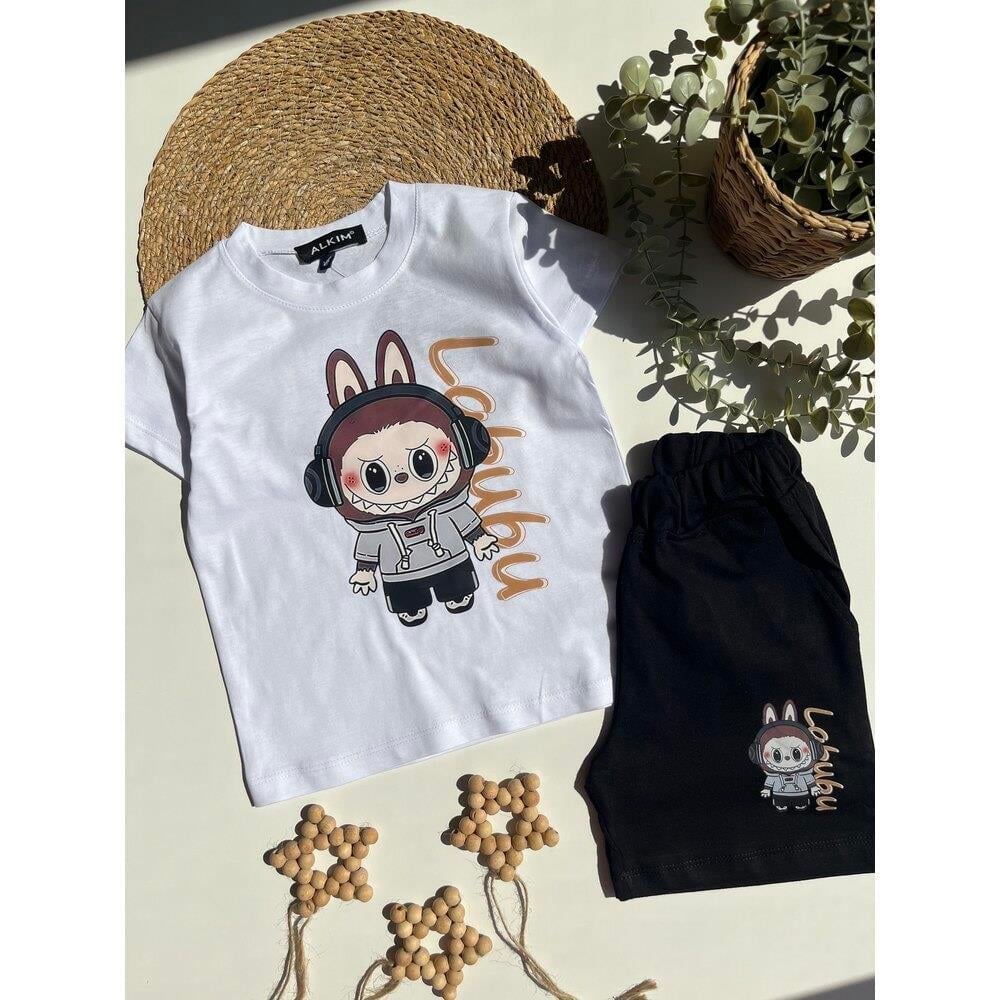 Labubu Unisex Şortlu Takım