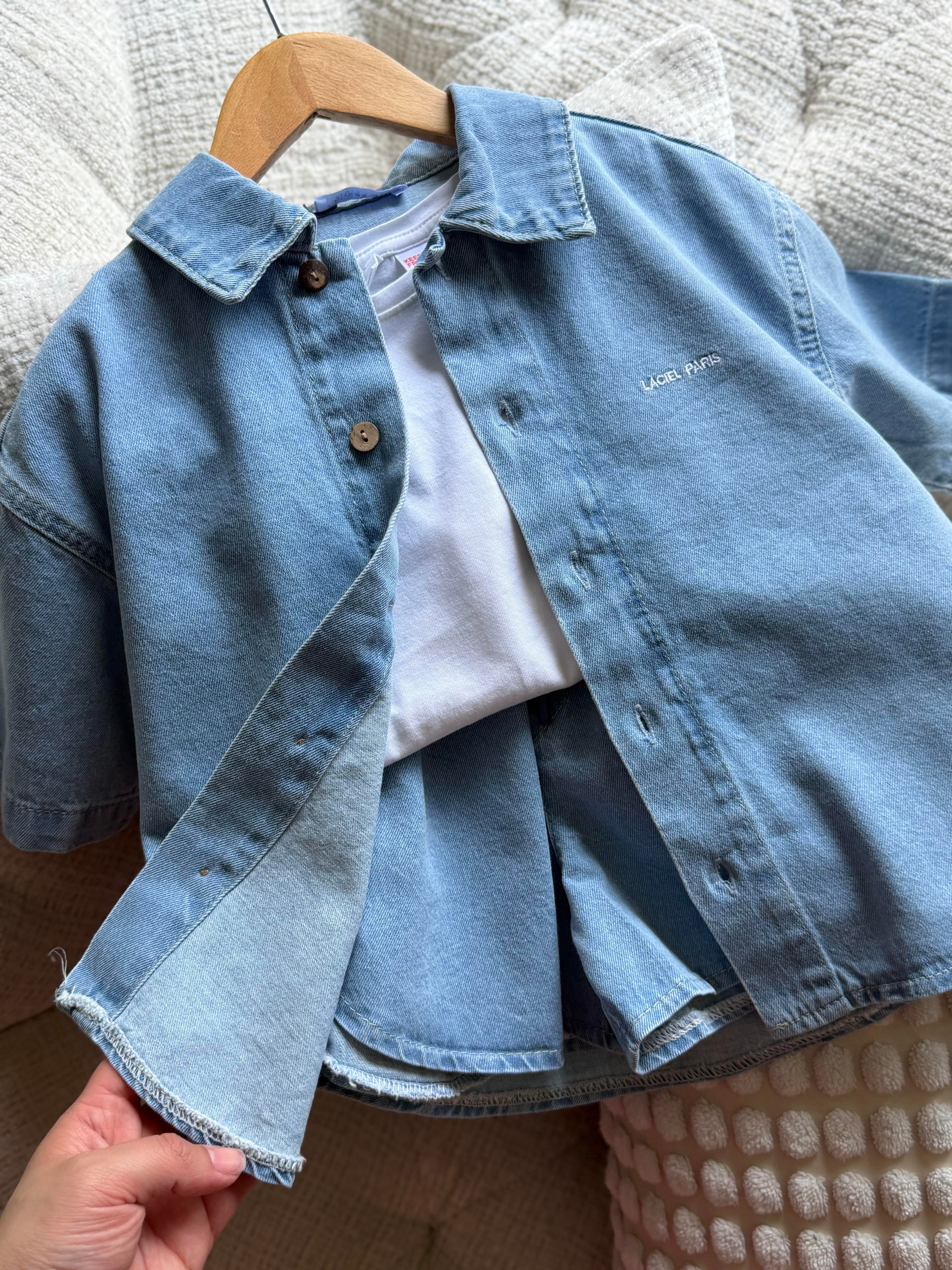 Laciel Paris Denim Şortlu Takım1