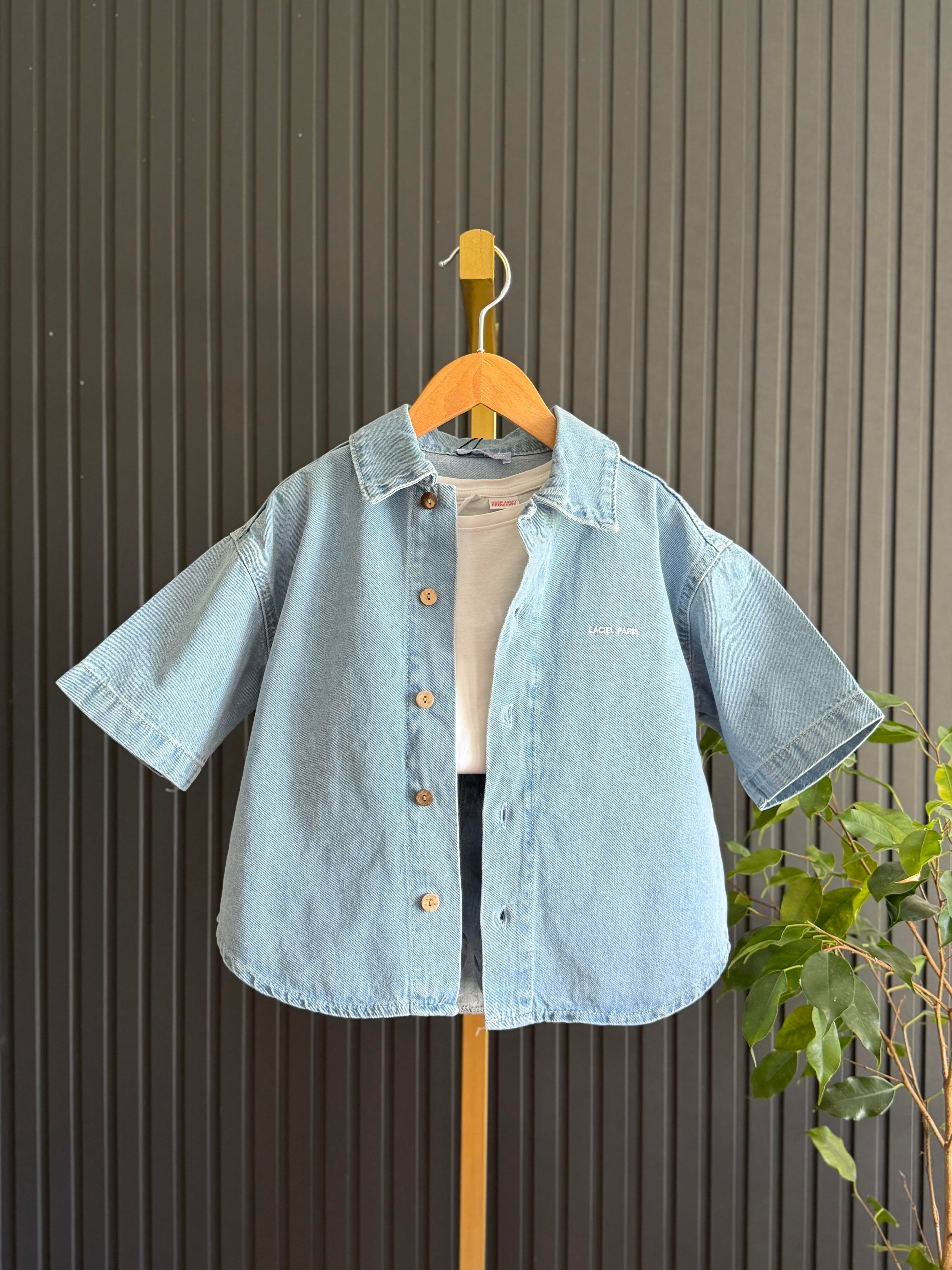 Laciel Paris Denim Şortlu Takım1