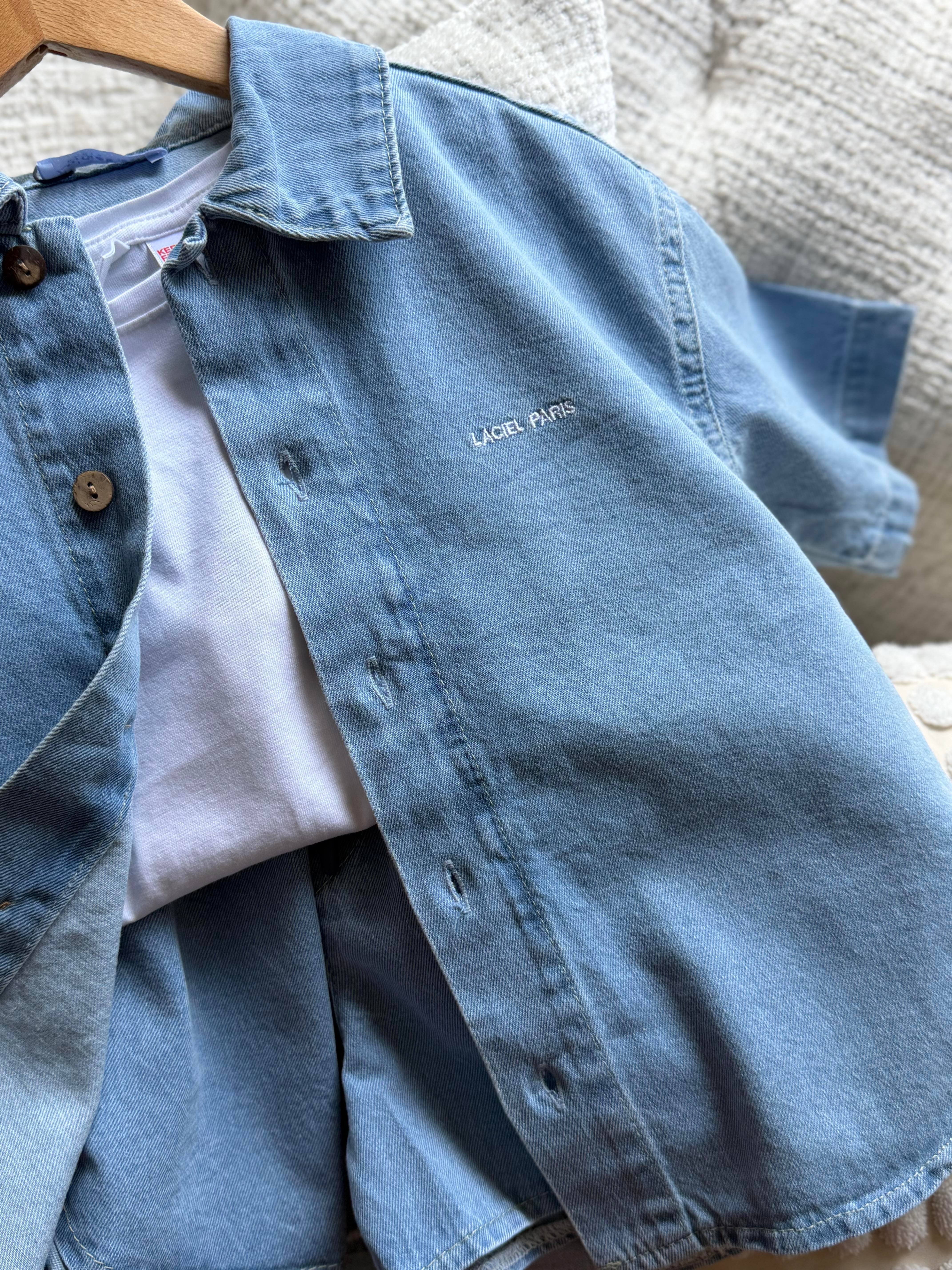 Laciel Paris Denim Şortlu Takım1