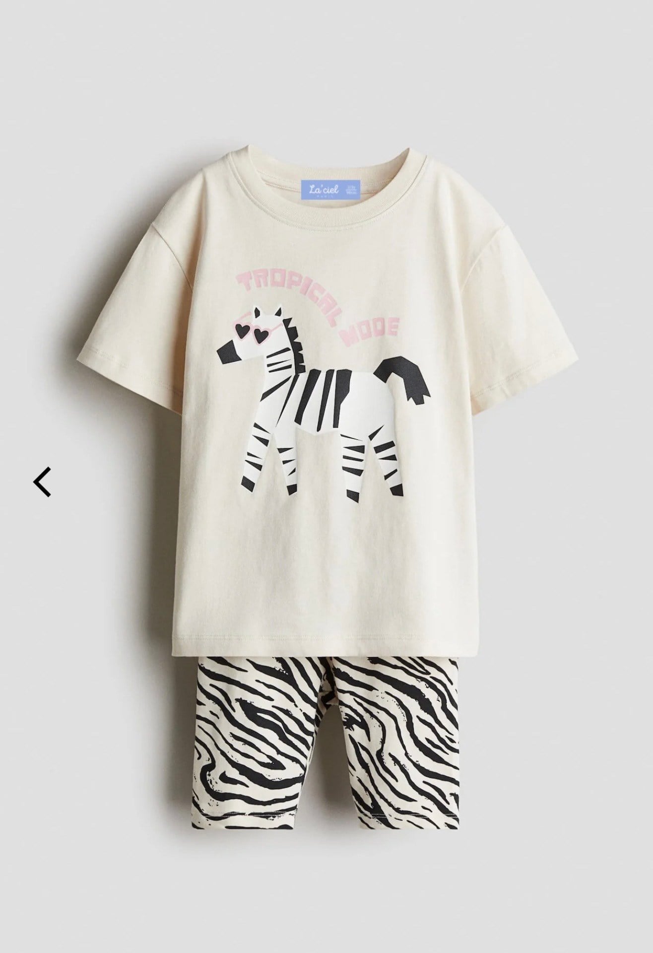 Laciel Paris Zebra Desenli Takım