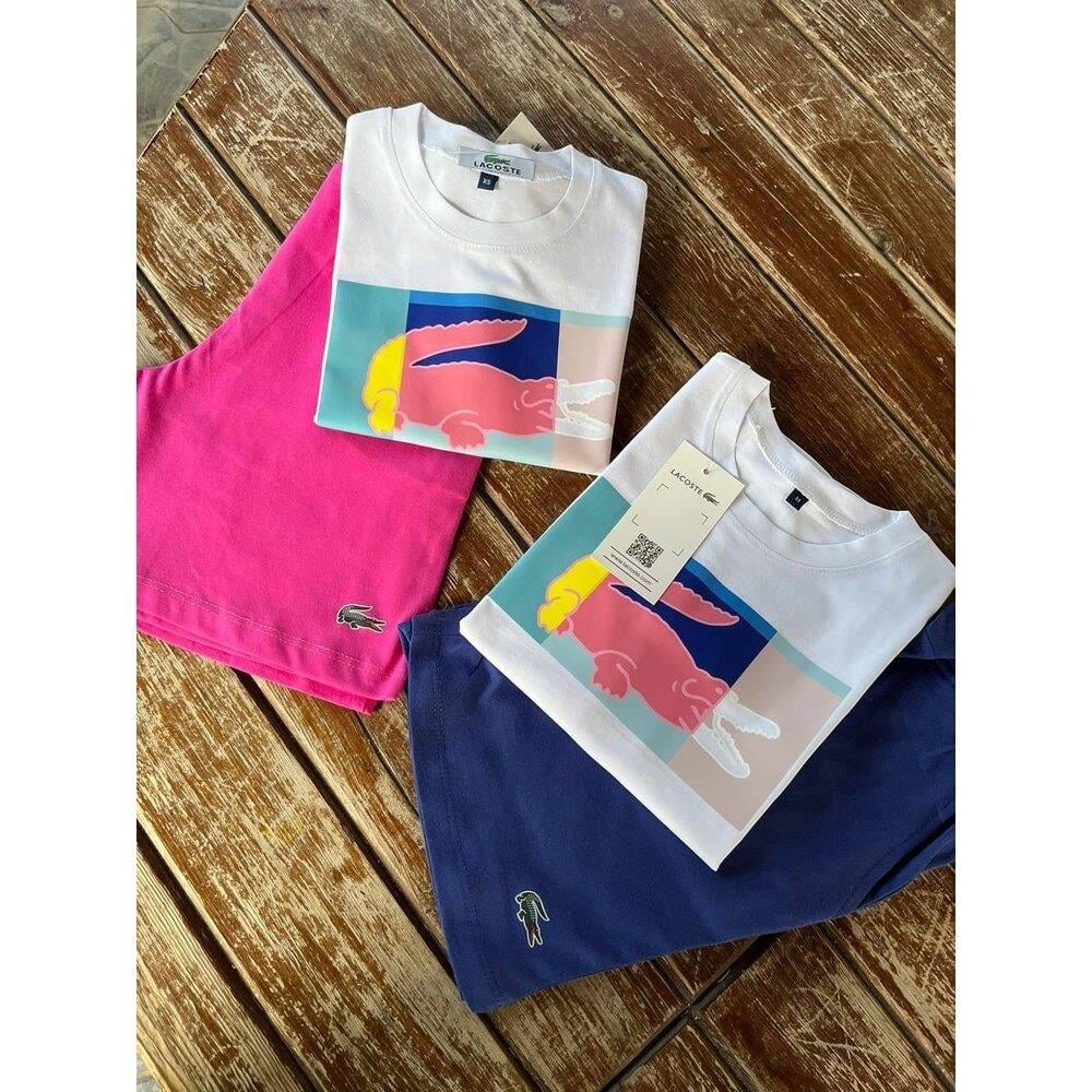 Lacoste Şortlu Takım Pembe