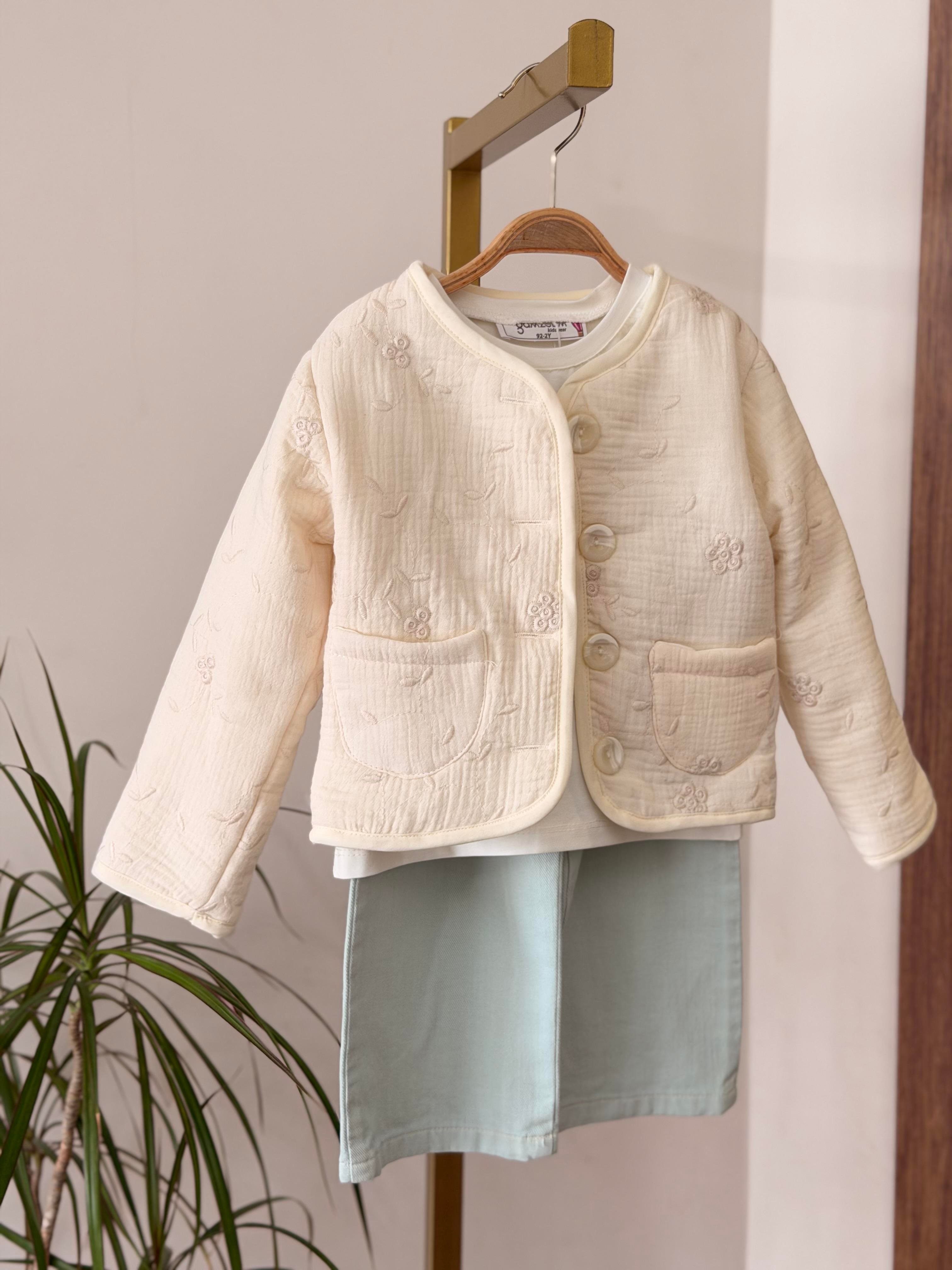 Mint Yeşili Ceket Pantolon 3lü Takım