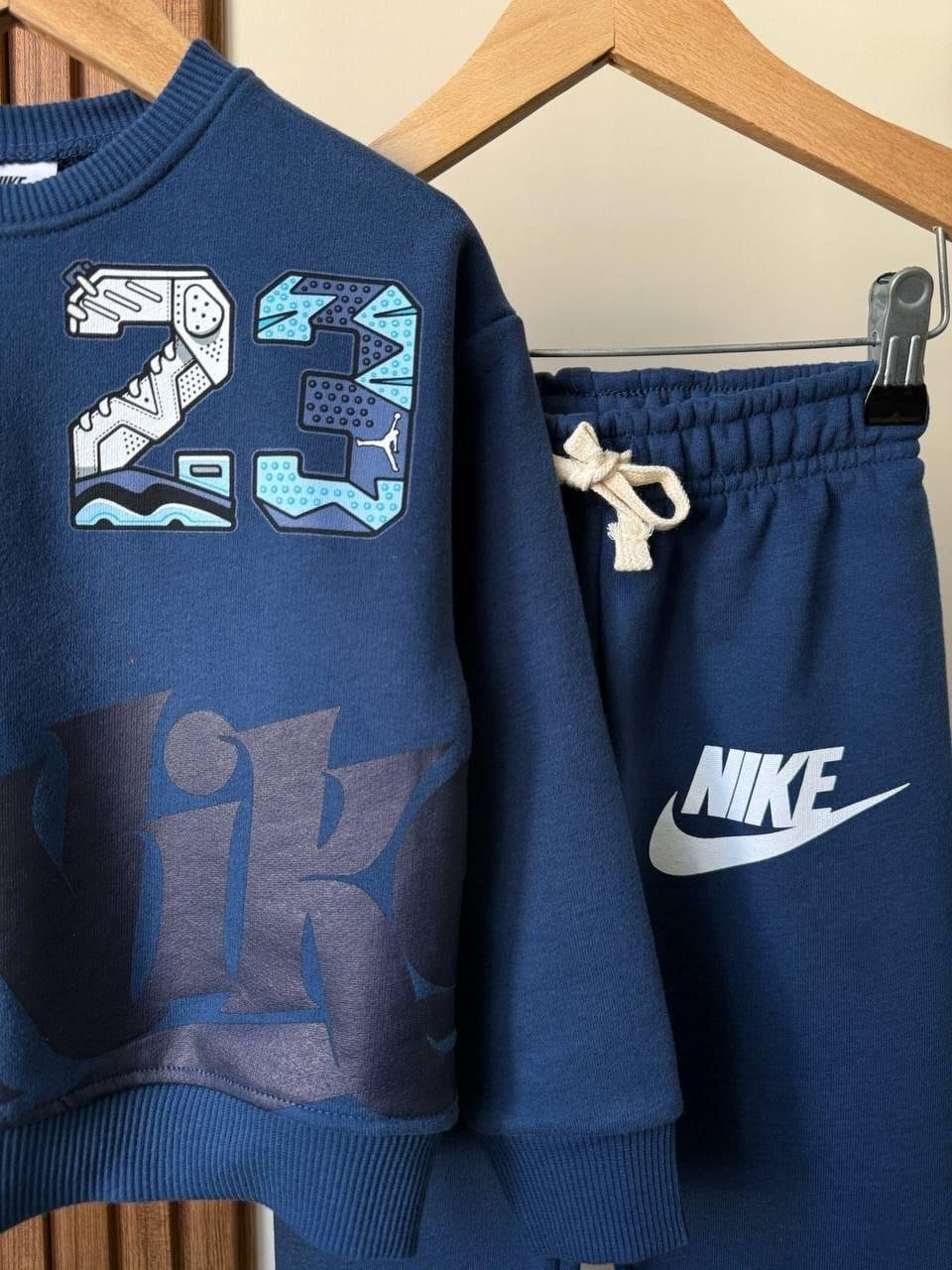 Nike 23 Baskılı Eşofman Takım Mavi