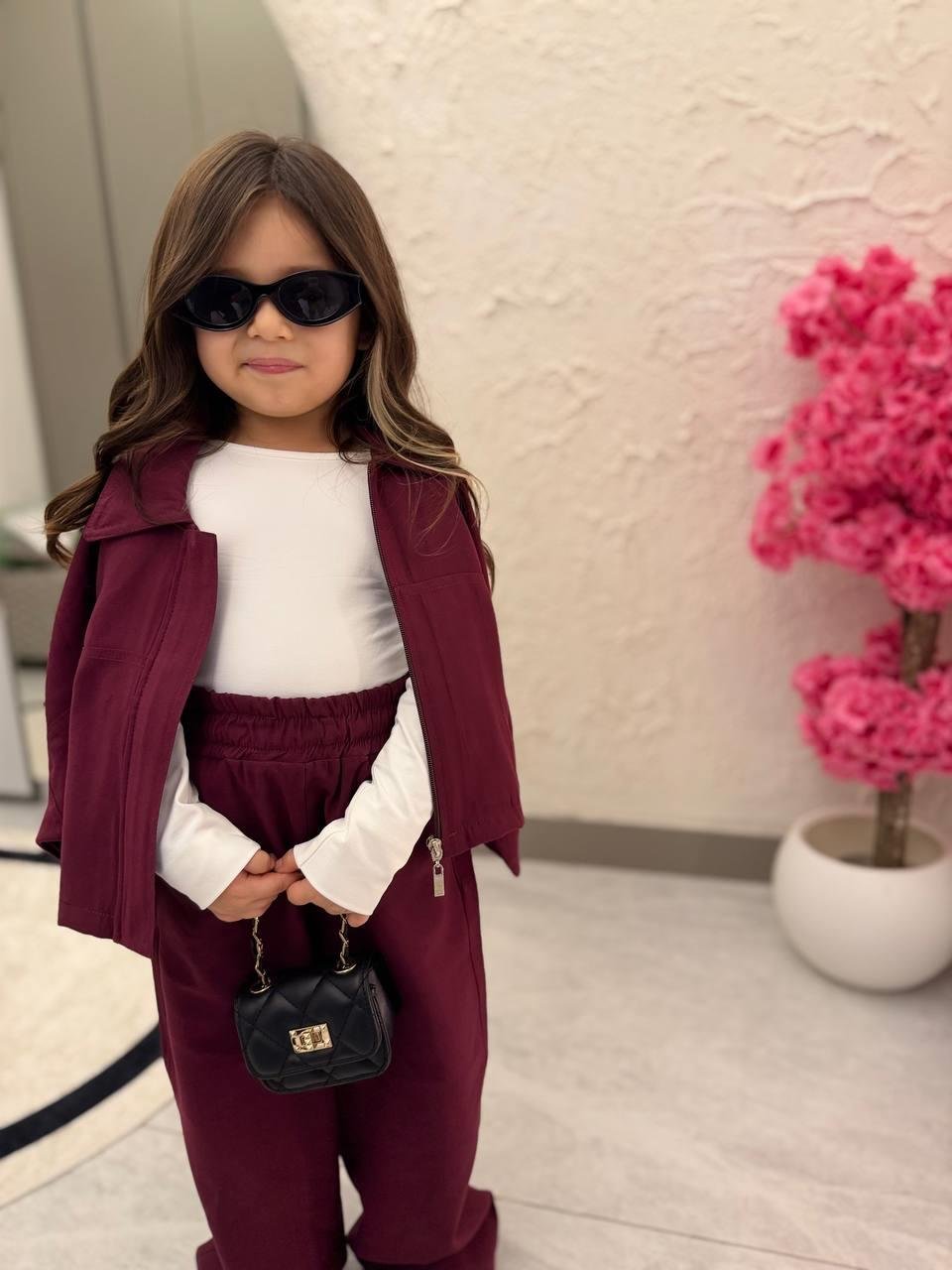 Premium Kalite Dokuma Takım Bordo