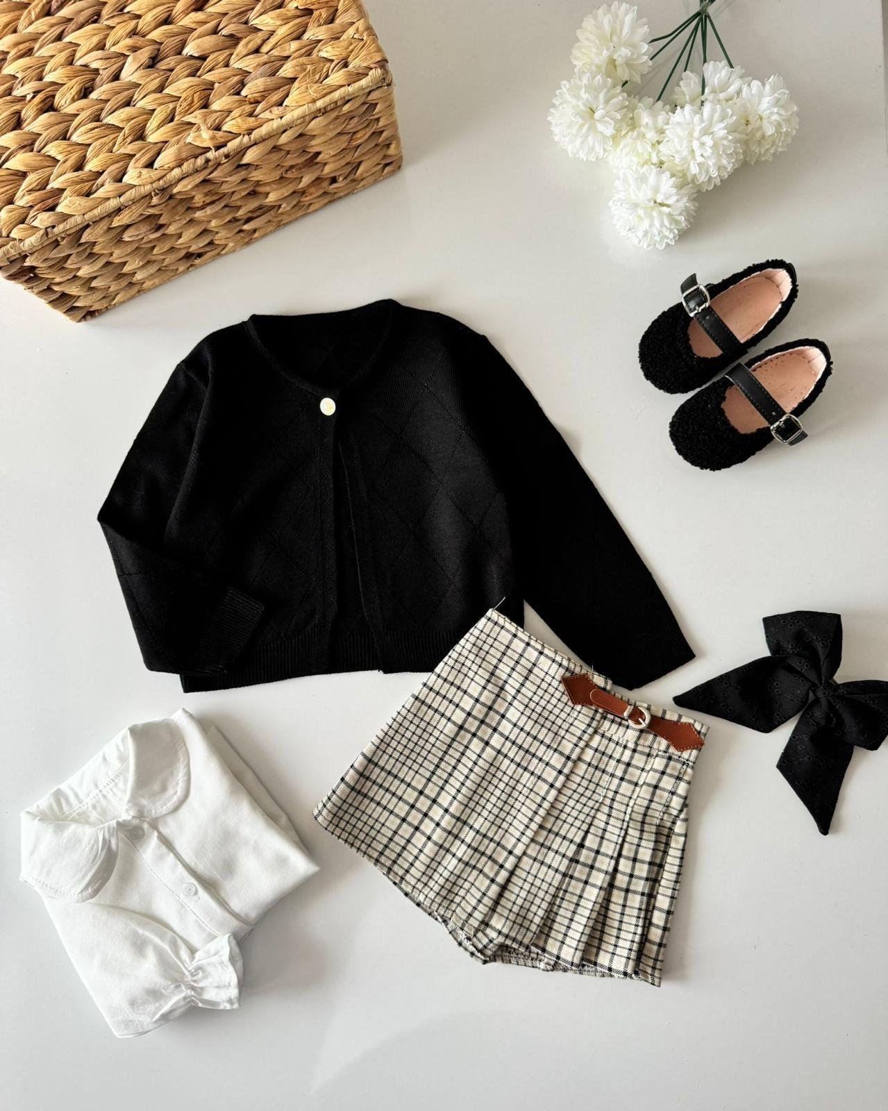 Triko Hırkalı 3lü Takım