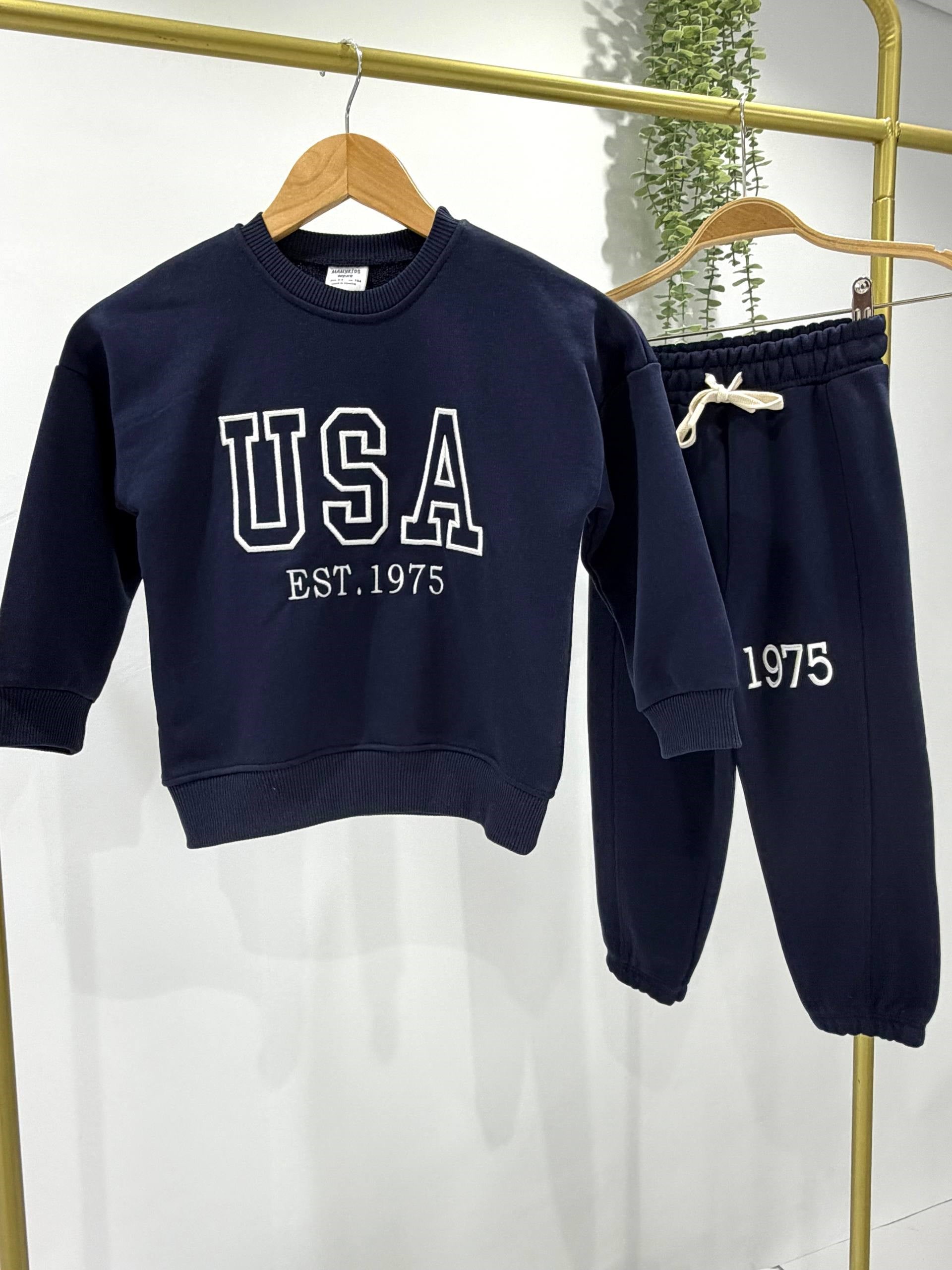 USA Lacivert Eşofman Takım