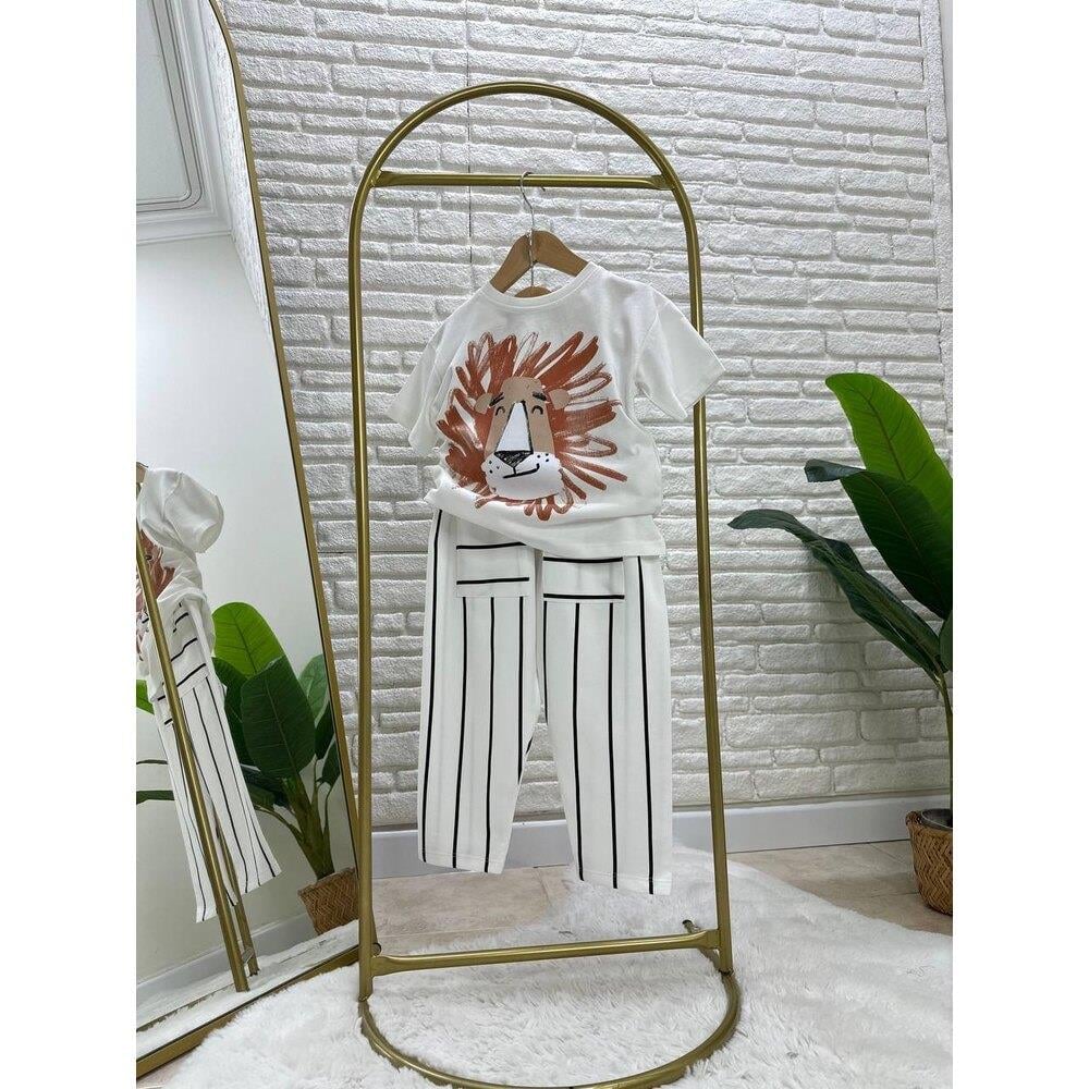 Zara Desenli İkili Takım