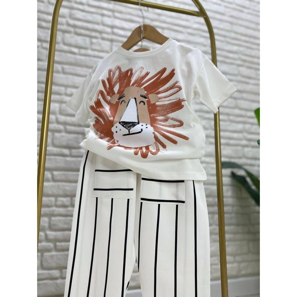 Zara Desenli İkili Takım