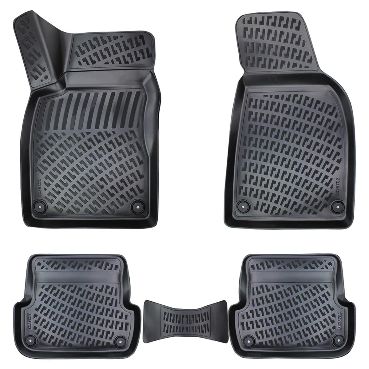 Rizline Audi A4 2000-2004 /A4 2004-2008 3D Havuzlu Paspas