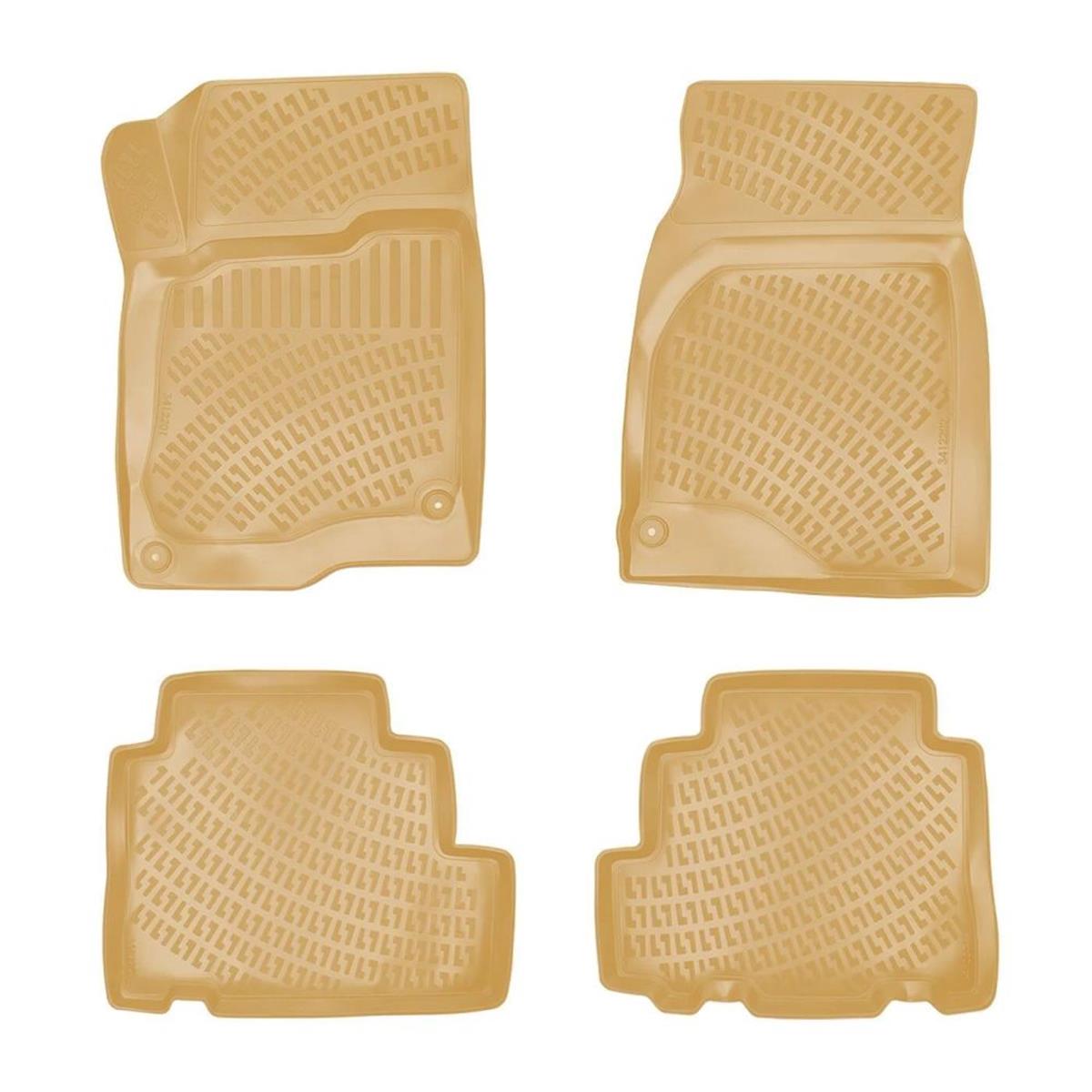 Rizline Chevrolet Captiva 2006+ 3D Havuzlu Paspas - BEJ