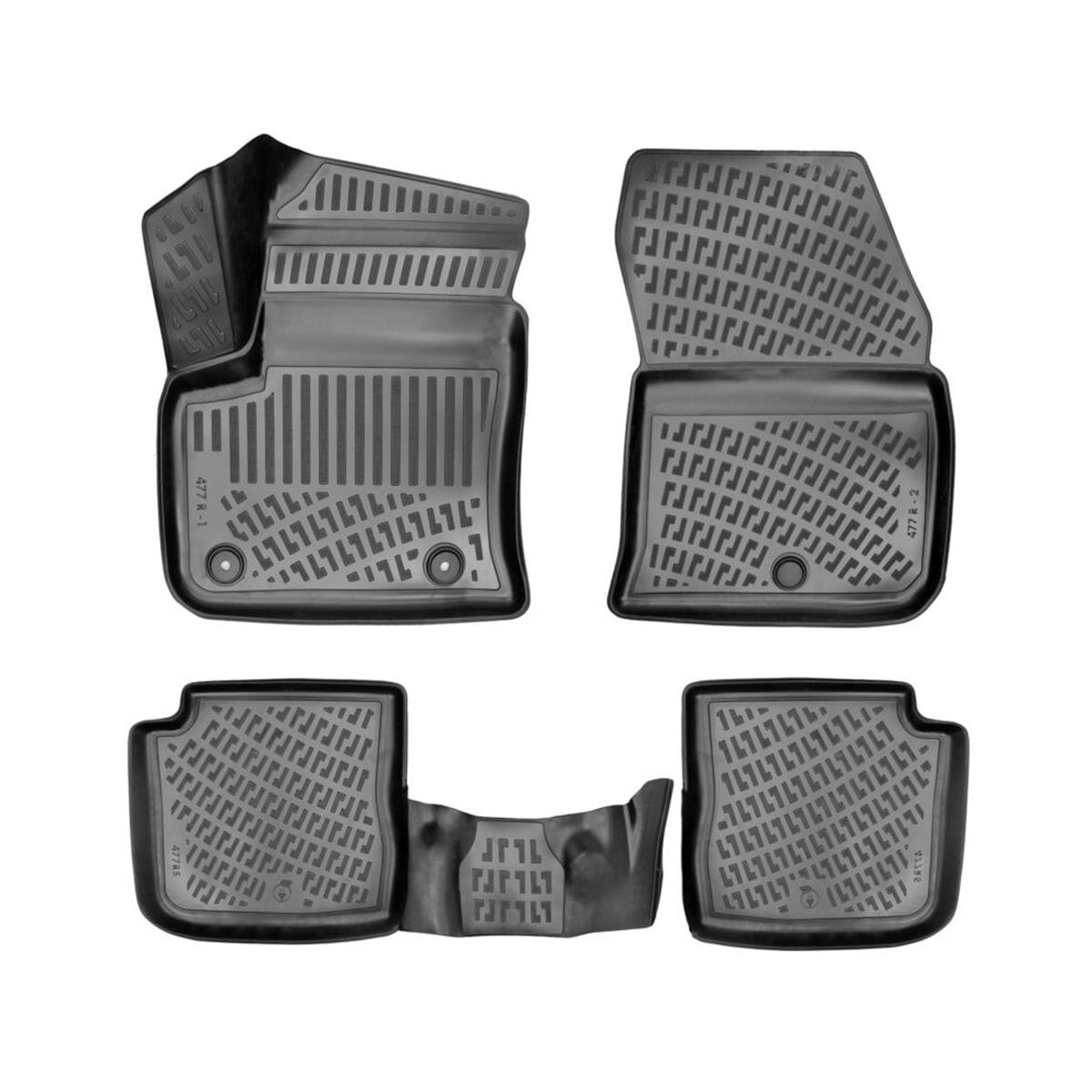 Rizline Citroen e-C4 (Elektrikli) 2022+ /e-C4 X/2008 (Elektrikli) 2022+ 3D Havuzlu Paspas