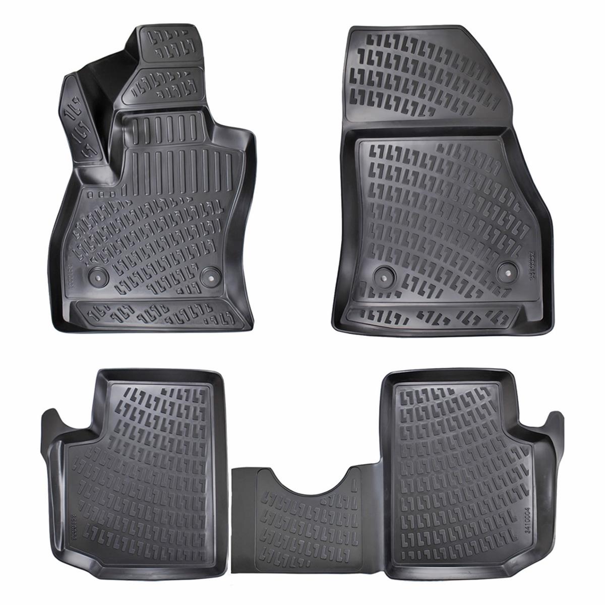 Rizline Fiat 500L (Manuel Vites) 2017-2021 /500L 2012-2017 3D Havuzlu Paspas