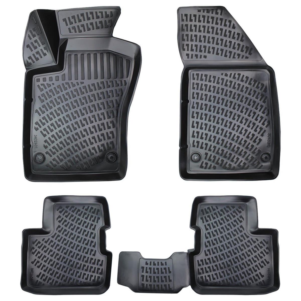 Rizline Fiat Egea Sedan 2015+ 3D Havuzlu Paspas