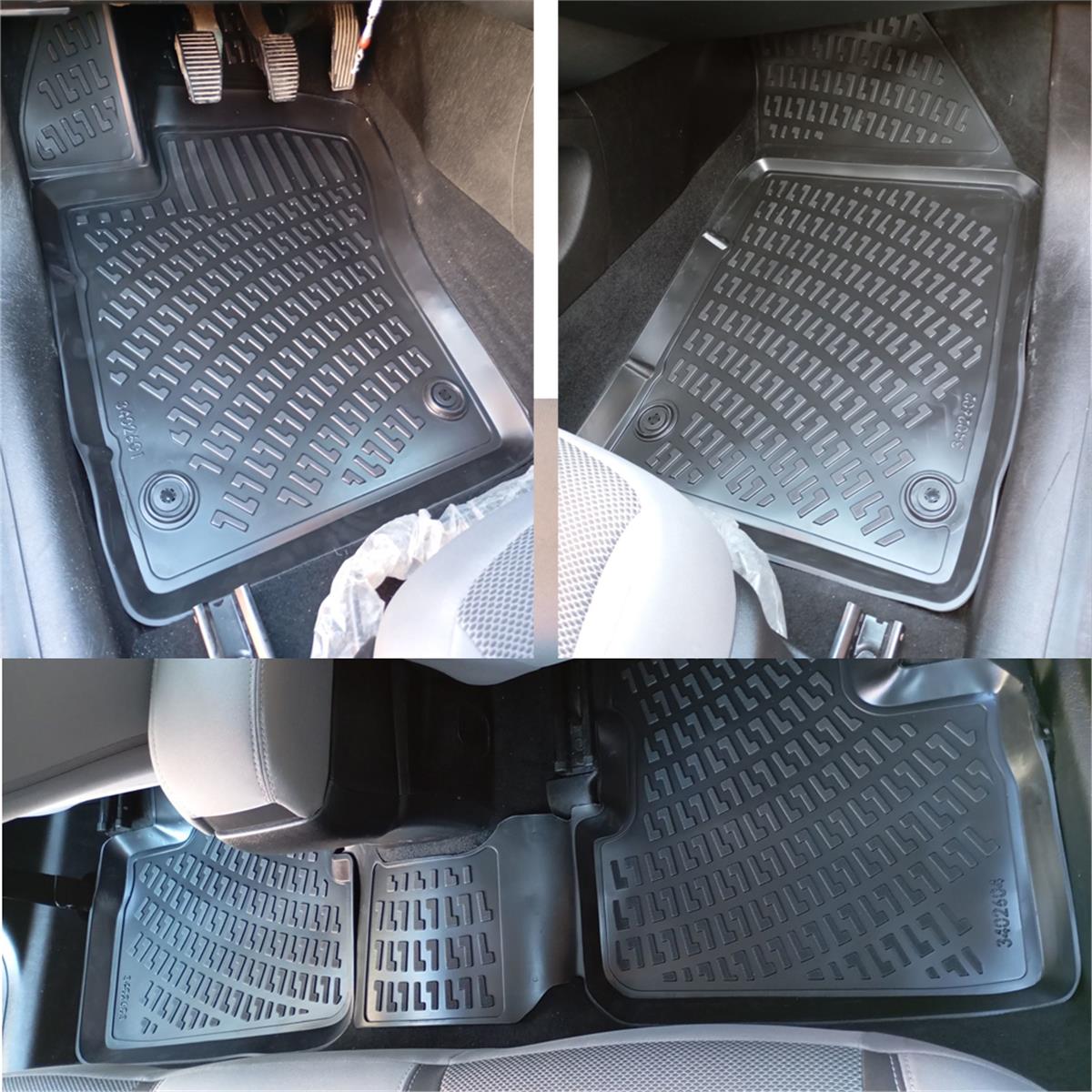 Rizline Fiat Egea Sedan 2015+ 3D Havuzlu Paspas