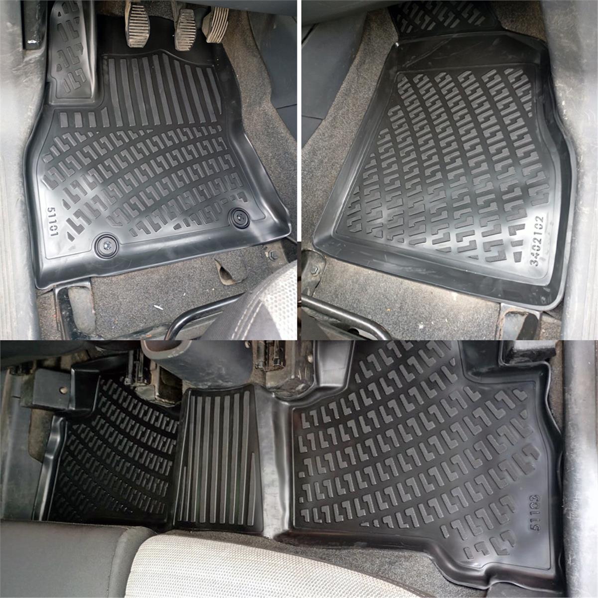 Rizline Fiat Fiorino (Benzinli) 2007+ /Fiorino (Dizel) 2007-2019 3D Havuzlu Paspas