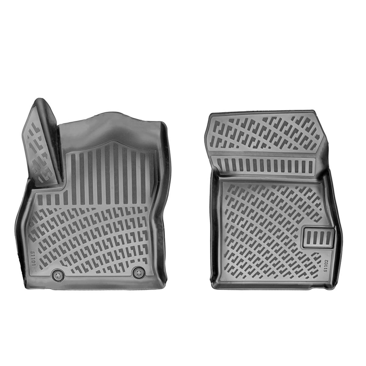 Rizline Fiat Fiorino (Dizel) 2020+ (Panelvan) 3D Havuzlu Ön Paspas