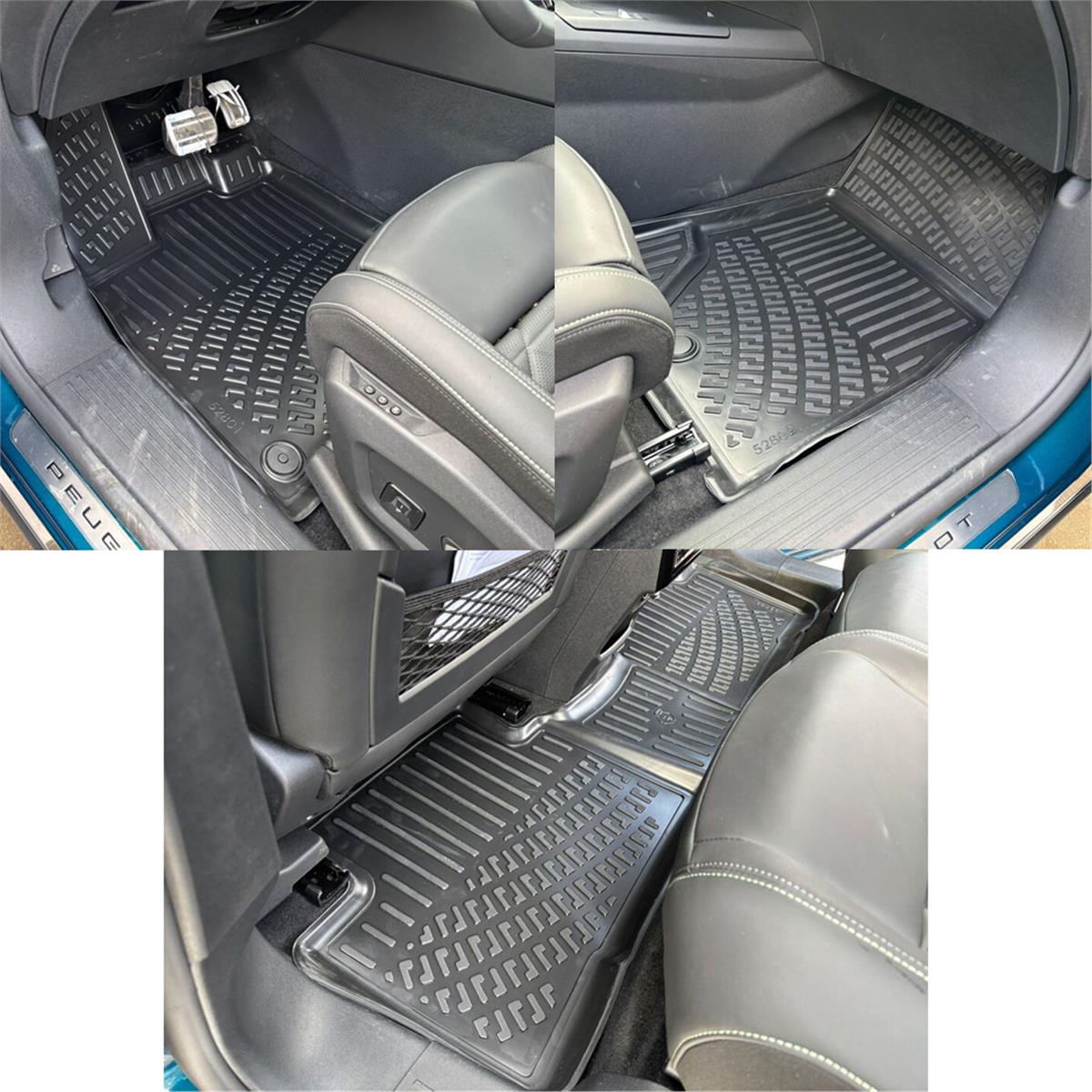 Rizline Ford Custom 2012-2023 (Manuel-Şoför+2 Yolcu) Ticari 3D Havuzlu Ön Paspas