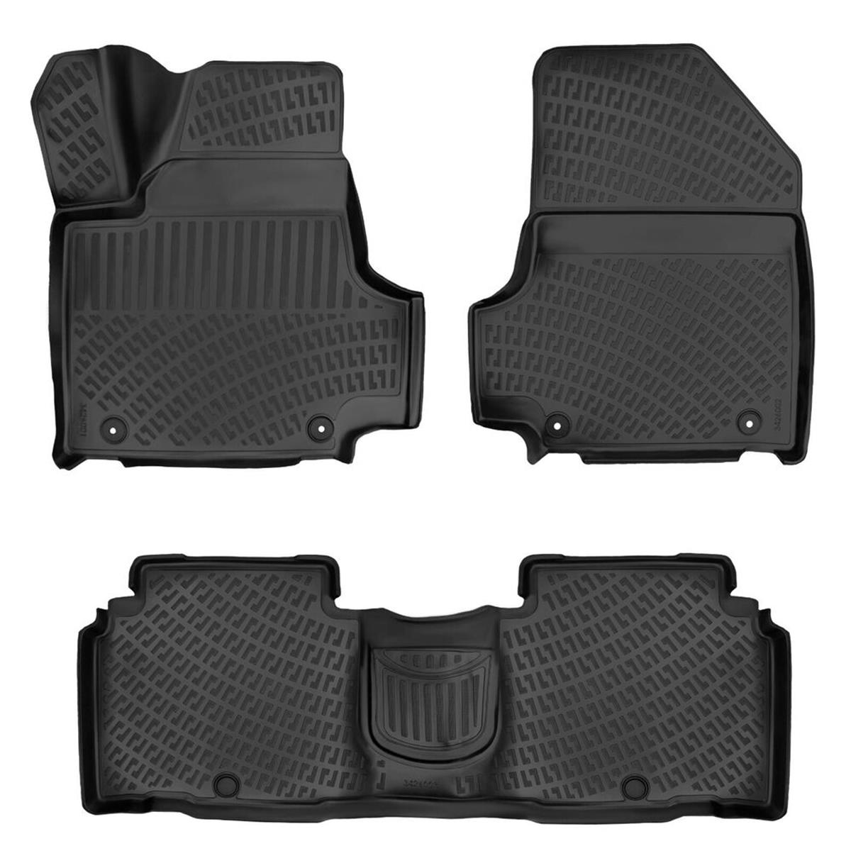 Rizline Hyundai İoniq 5 2021+ (Sabit Konsol) 3D Havuzlu Paspas