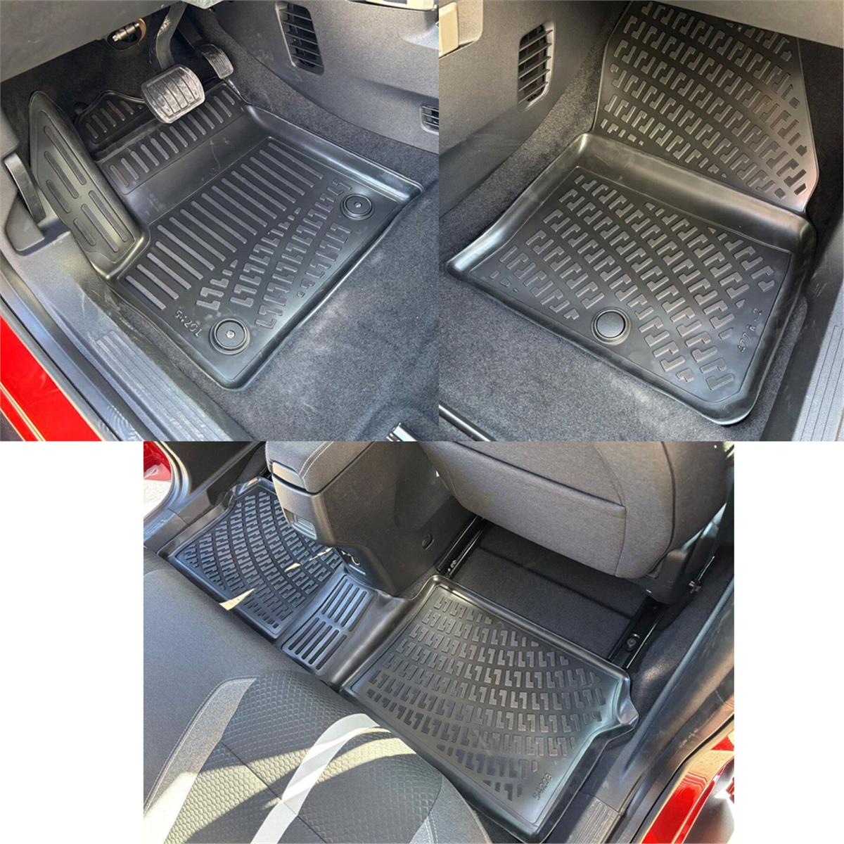 Rizline Jeep Renegade 2019+ 3D Havuzlu Paspas