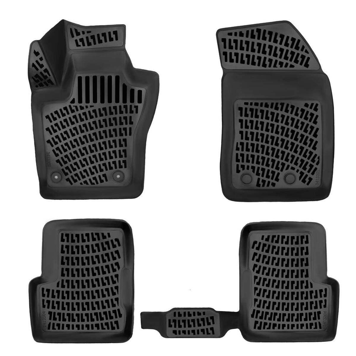 Rizline Jeep Renegade 2019+ 3D Havuzlu Paspas