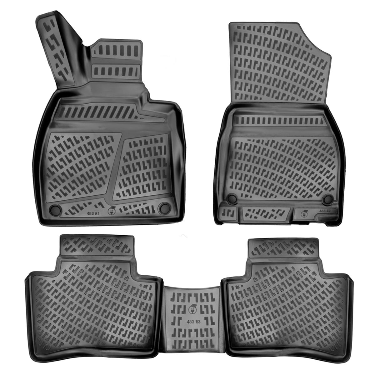 Rizline Mercedes EQS (Elektrikli) 2021+ 3D Havuzlu Paspas