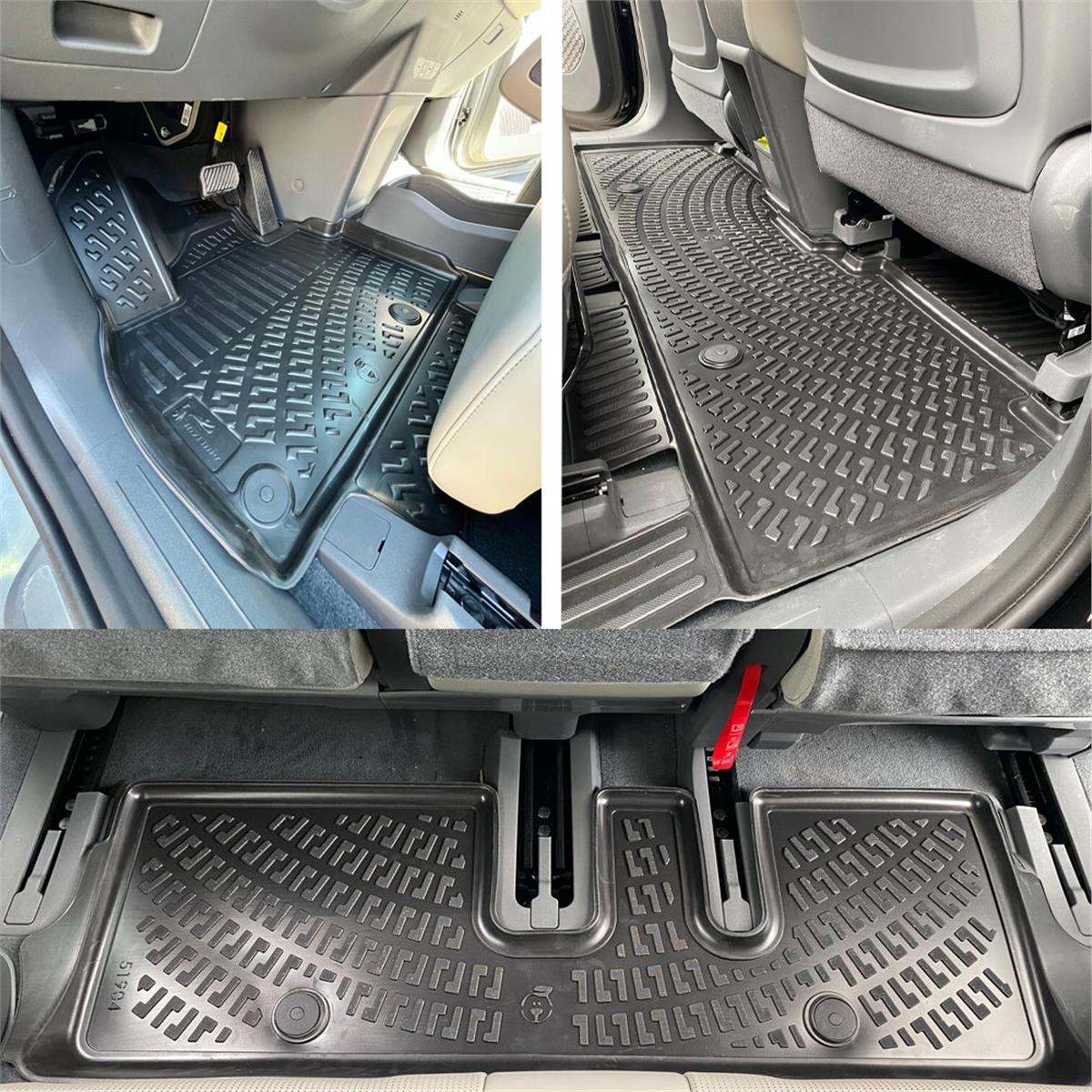 Rizline Peugeot 5008 (Mhev) 2024+ /Grandland (Mhev) 2024+ 3D Havuzlu Paspas