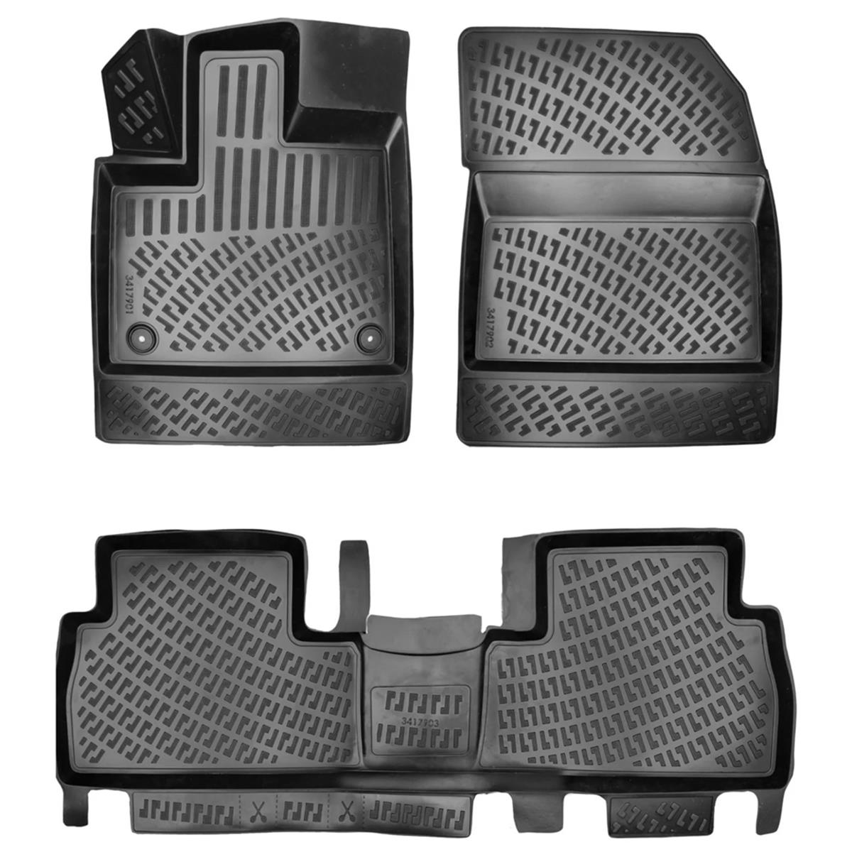 Rizline Peugeot Rifter 2019+ /Combo/Berlingo/Doblo 3/Proace City 3D Havuzlu Paspas