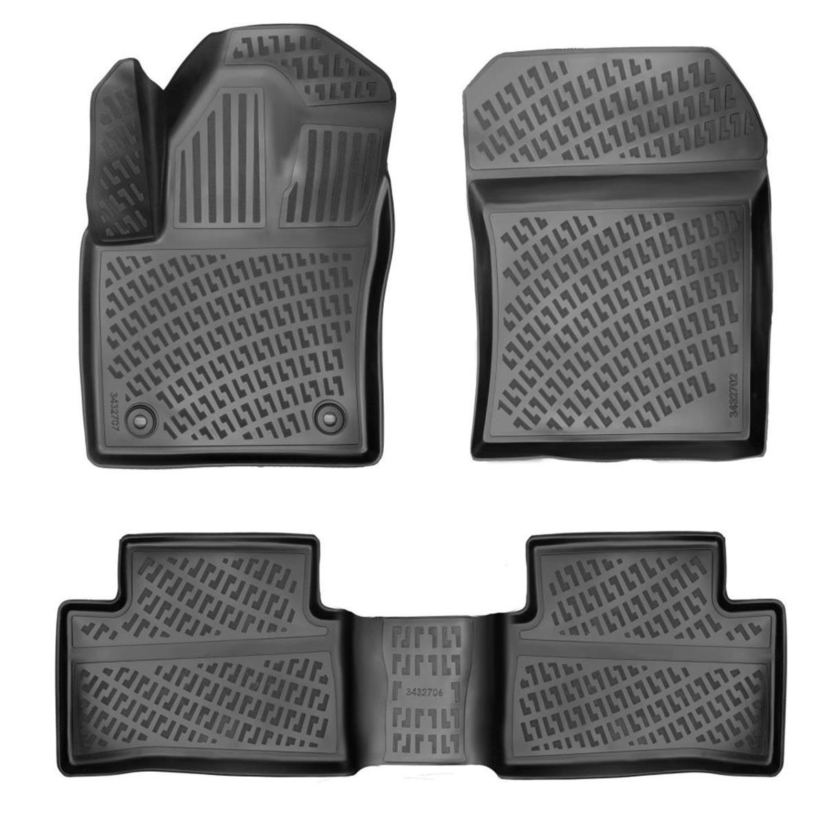 Rizline Toyota C-HR 2023+ 3D Havuzlu Paspas