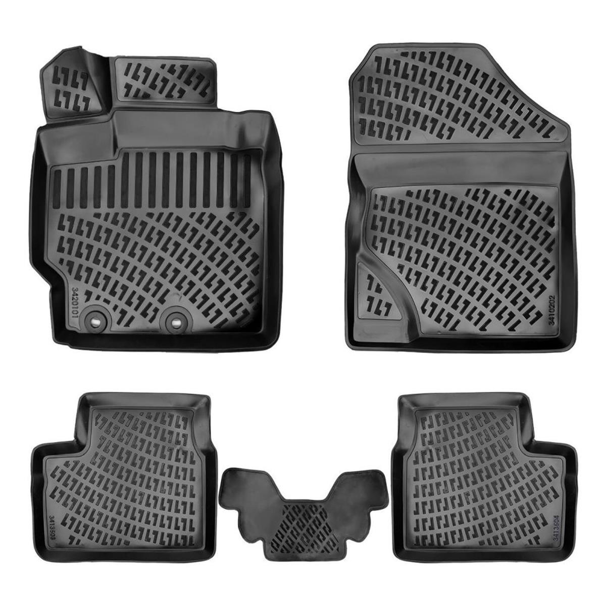 Rizline Toyota Yaris 2005-2011 3D Havuzlu Paspas