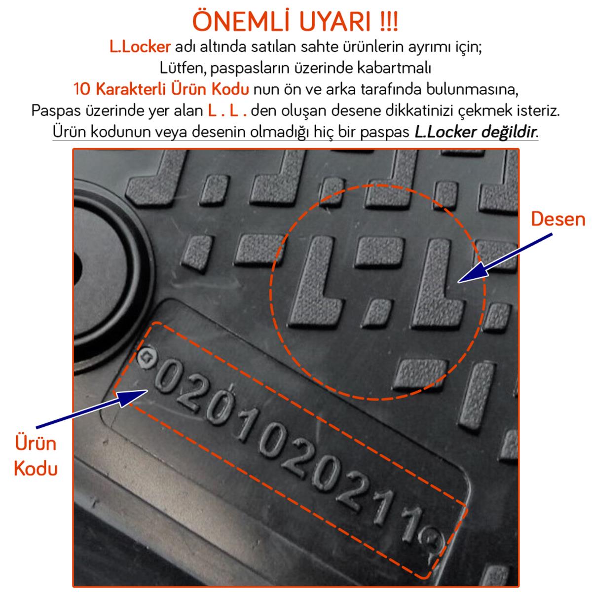 Rizline Volkswagen Jetta 2011+ 3D Havuzlu Paspas - BEJ